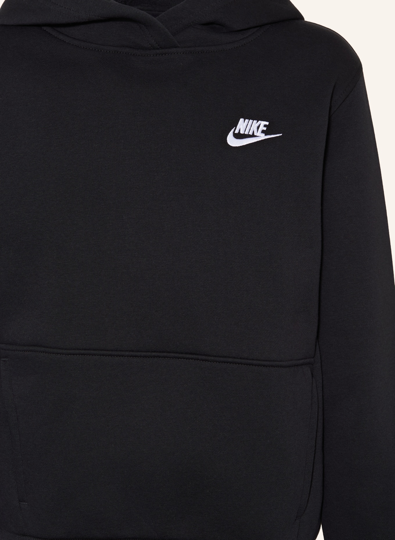 Nike Sweat à capuche SPORTSWEAR CLUB FLEECE: NOIR