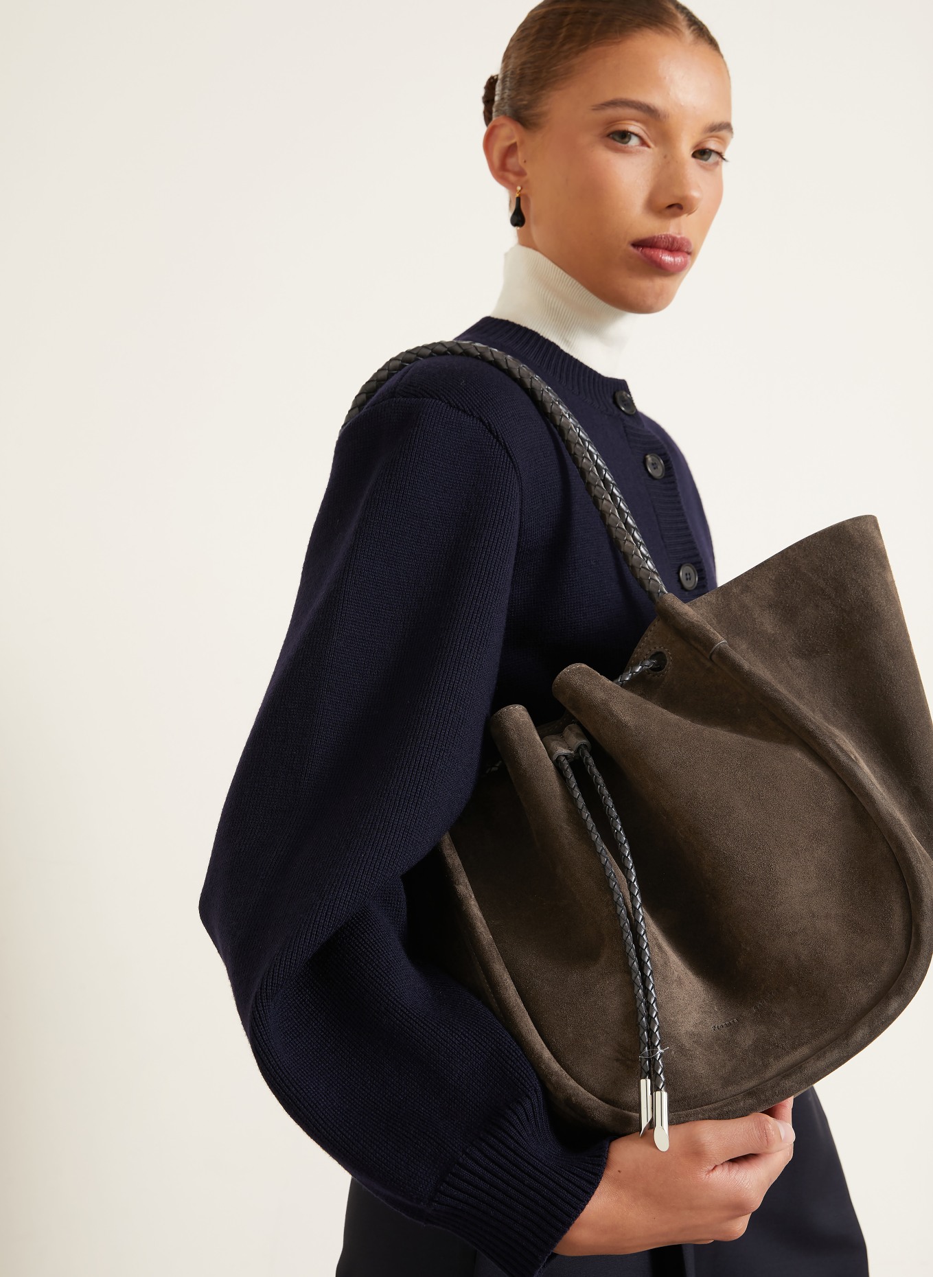 Proenza Schouler Shopper mit Pouch: TAUPE