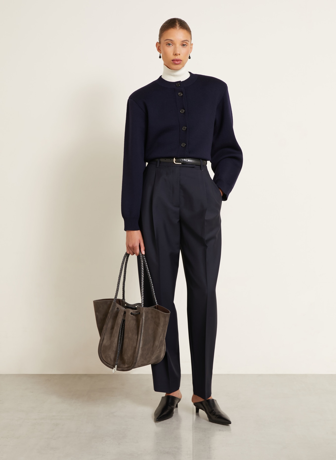 Proenza Schouler Shopper mit Pouch: TAUPE