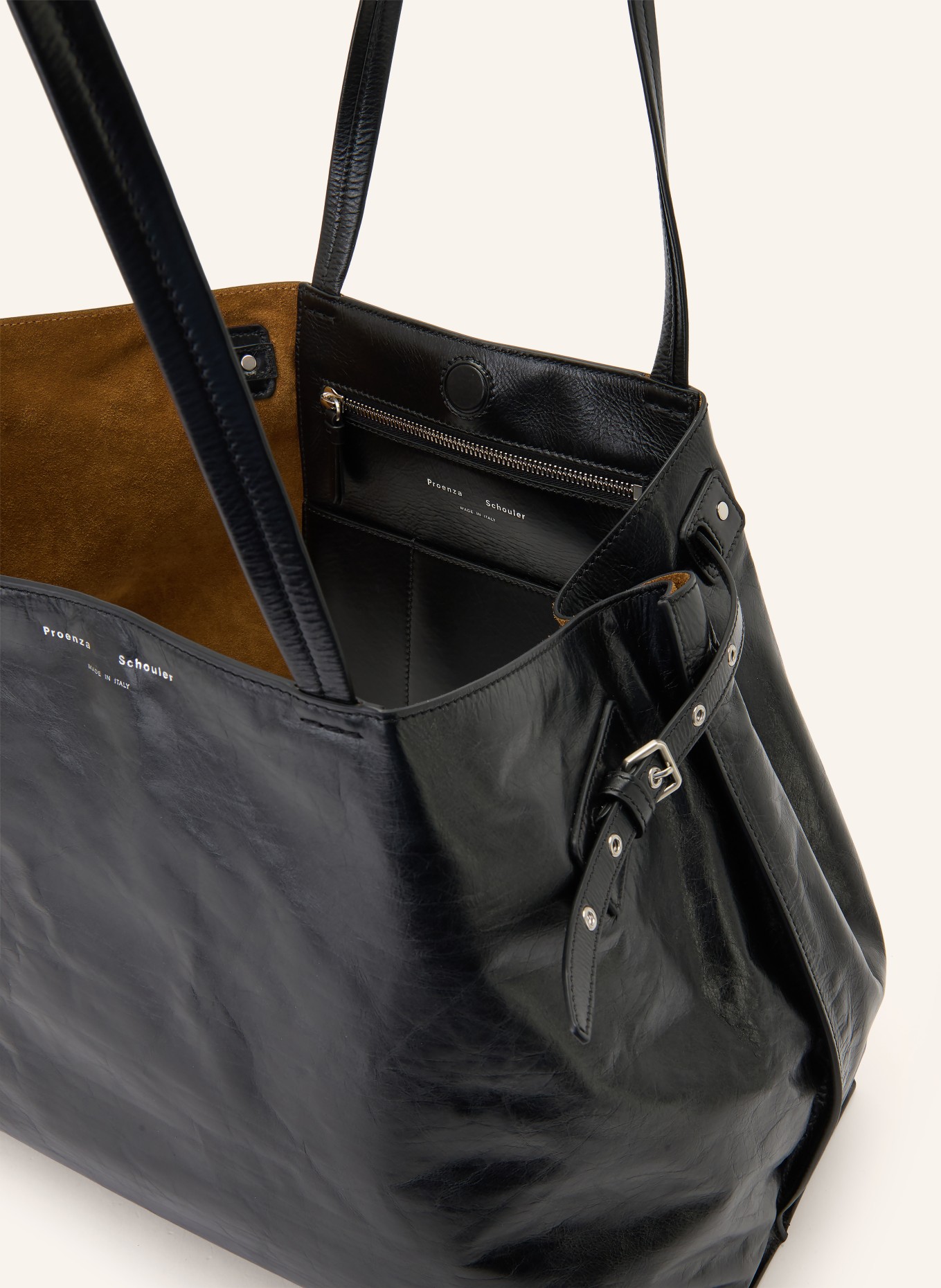 Proenza Schouler Sac cabas DAYS: NOIR / ARGENT