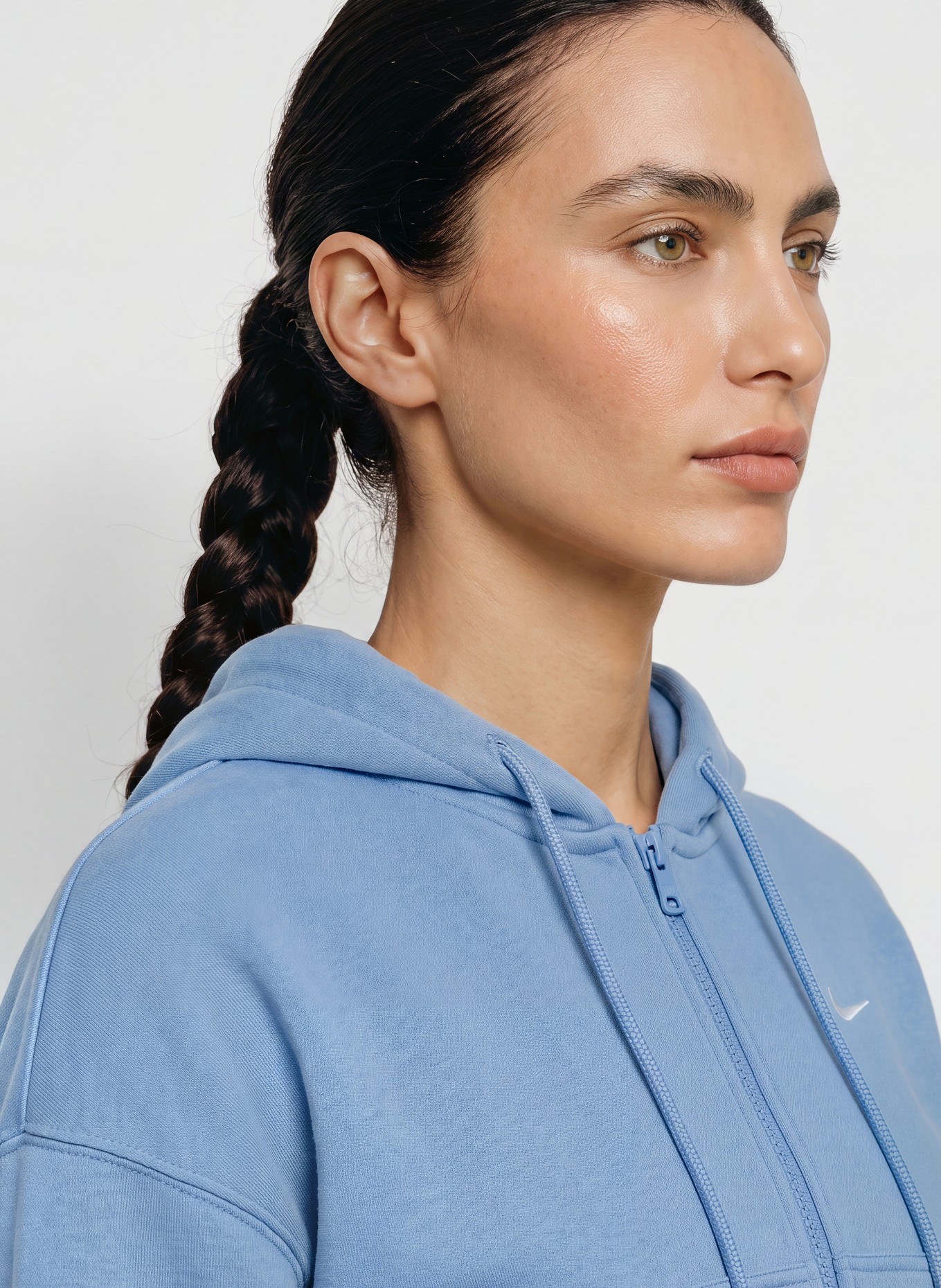 Nike Sweatvest STUDIO: LICHTBLAUW