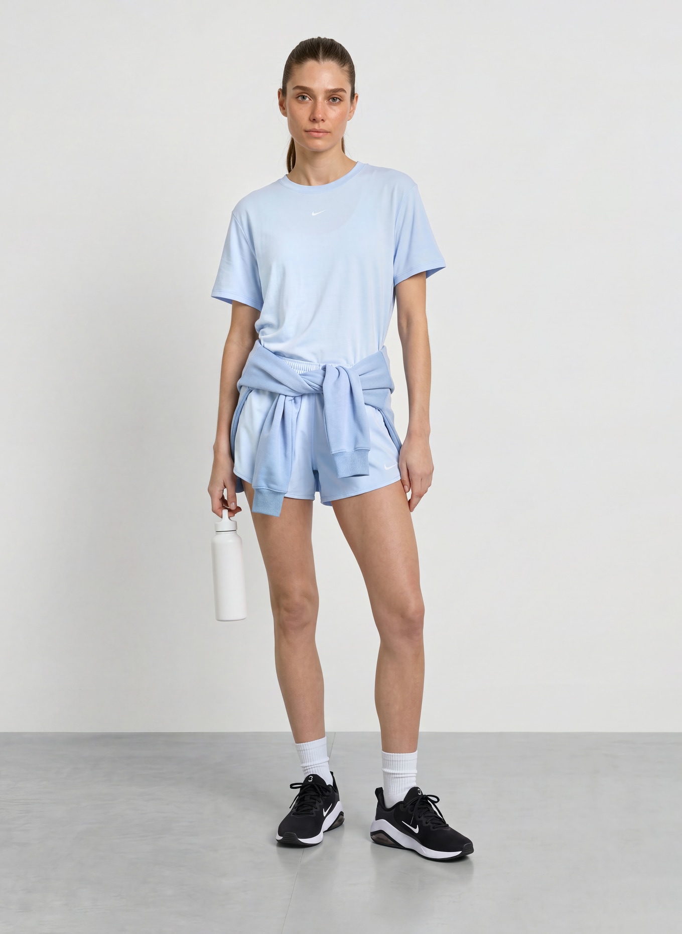 Nike Funktionsshirt ONE RELAXED: HELLBLAU