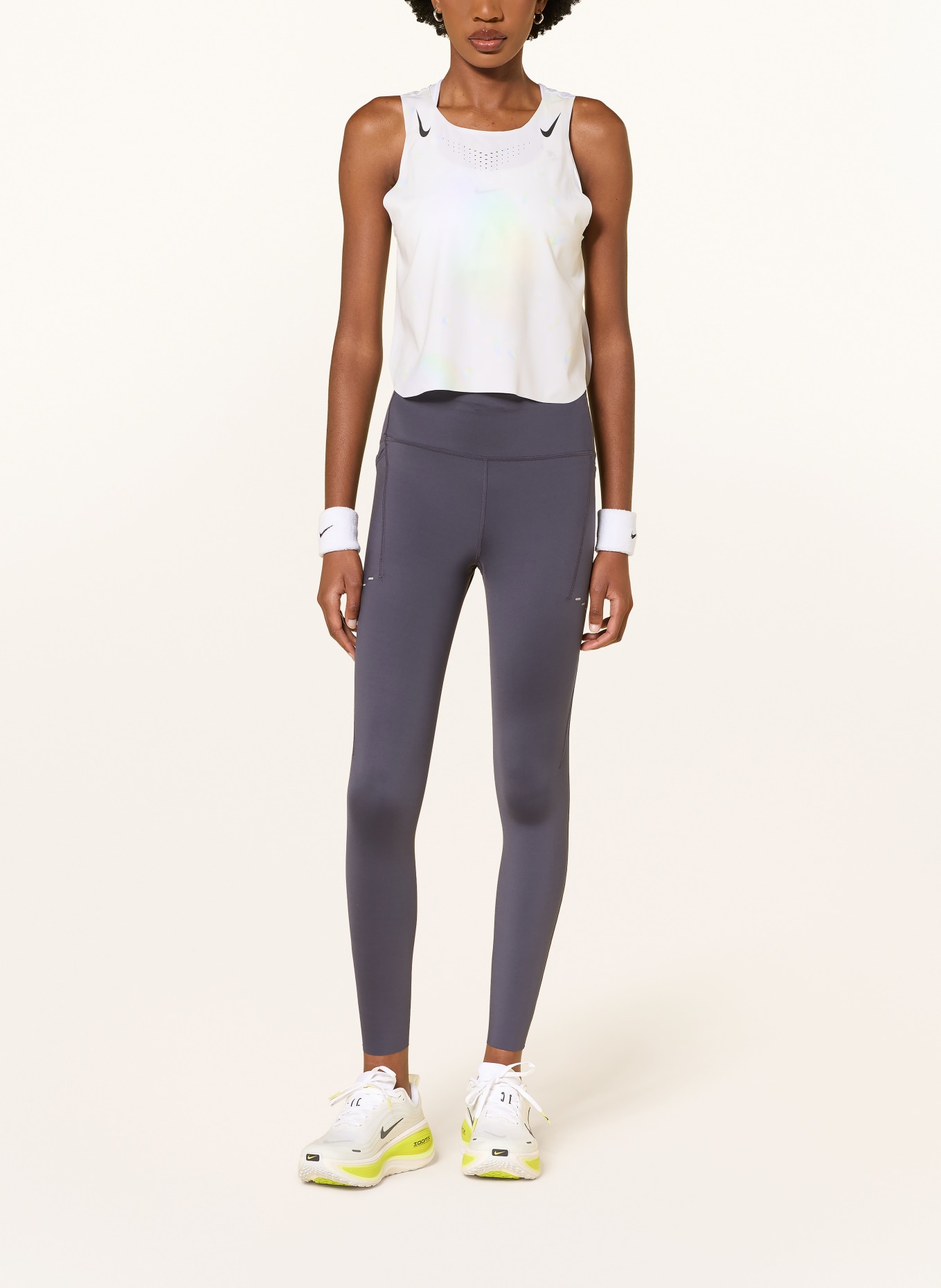 Nike SWIFT Running leggings: DARK PURPLE