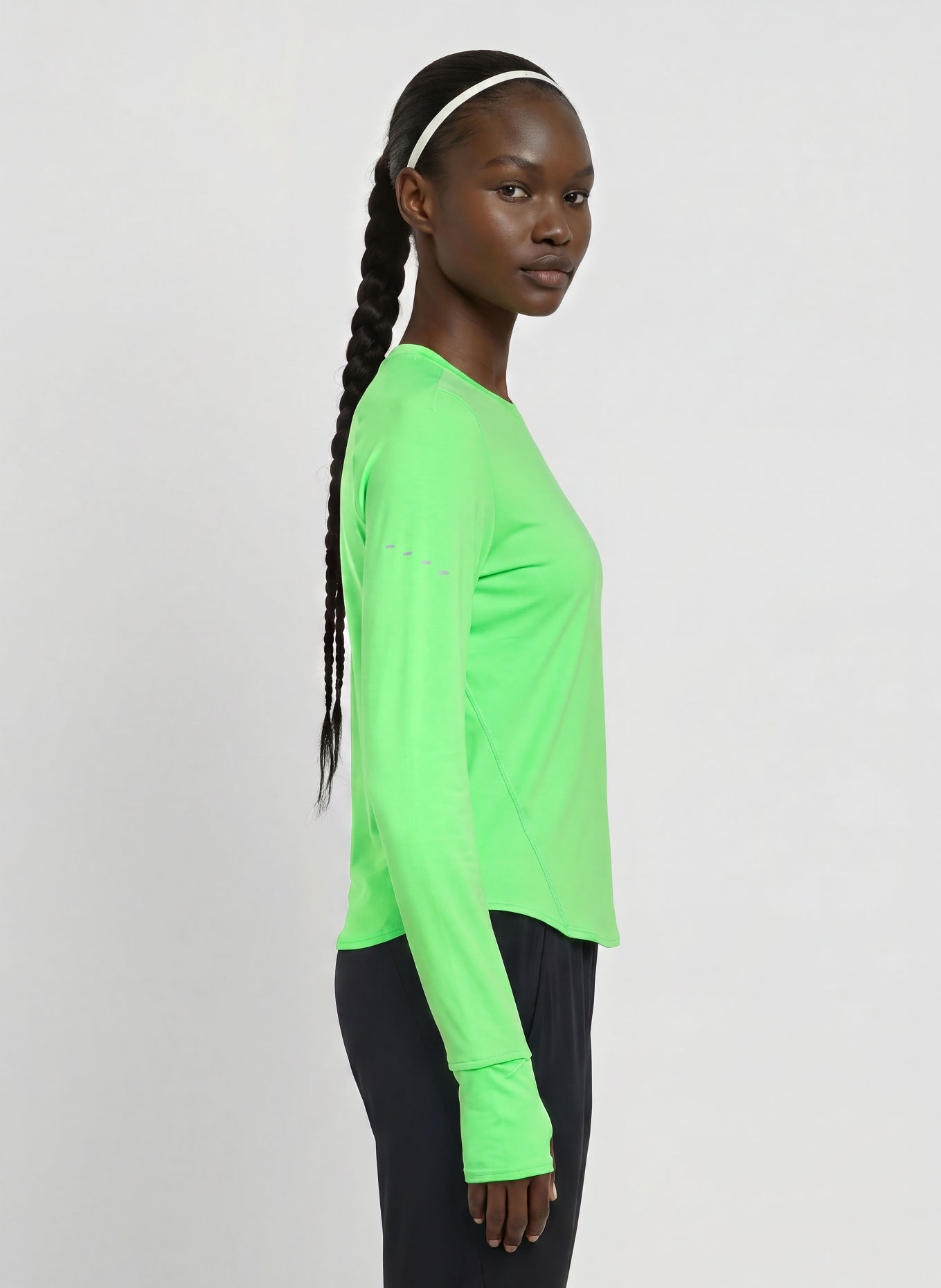 Nike T-shirt technique SWIFT: VERT FLUO