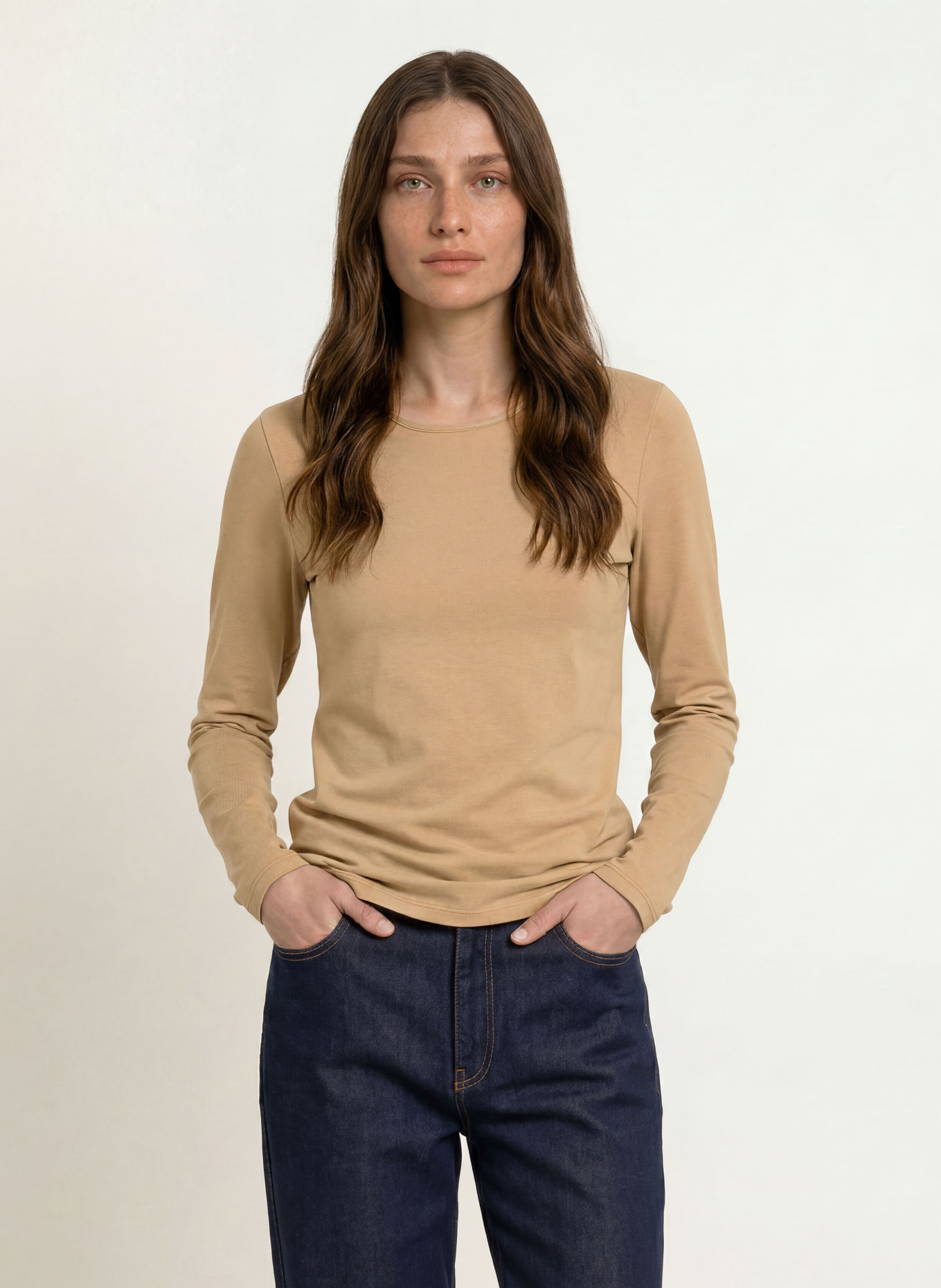 MARC CAIN Long-sleeve: 620 tannin