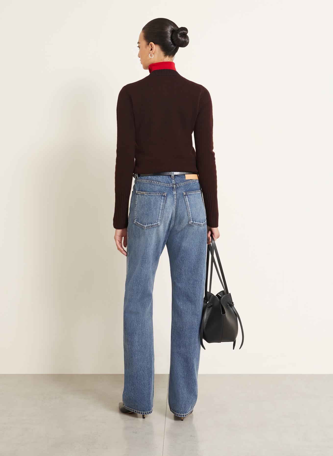 Courrèges Sweater: DARK RED