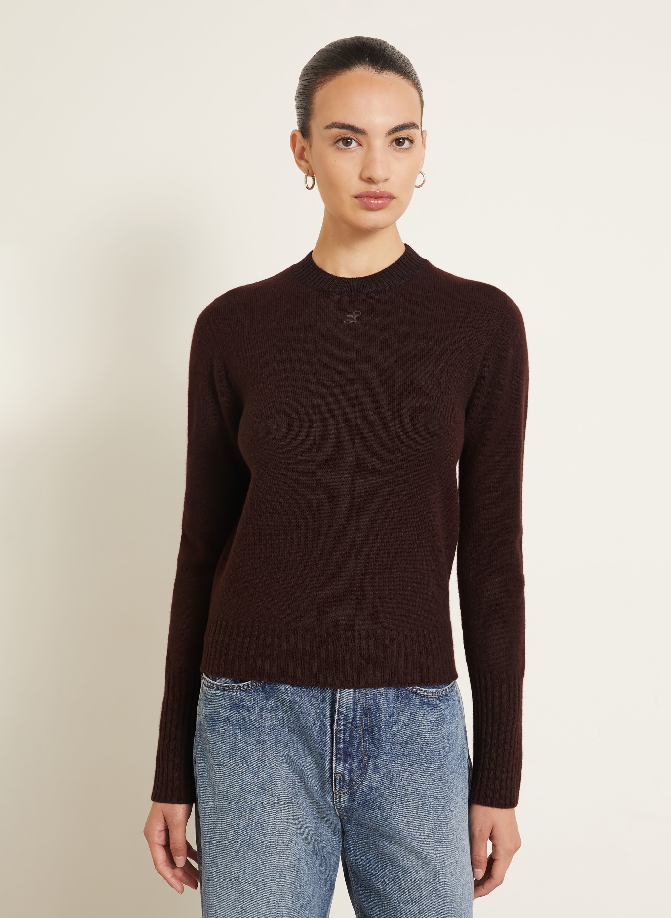Courrèges Sweater: DARK RED