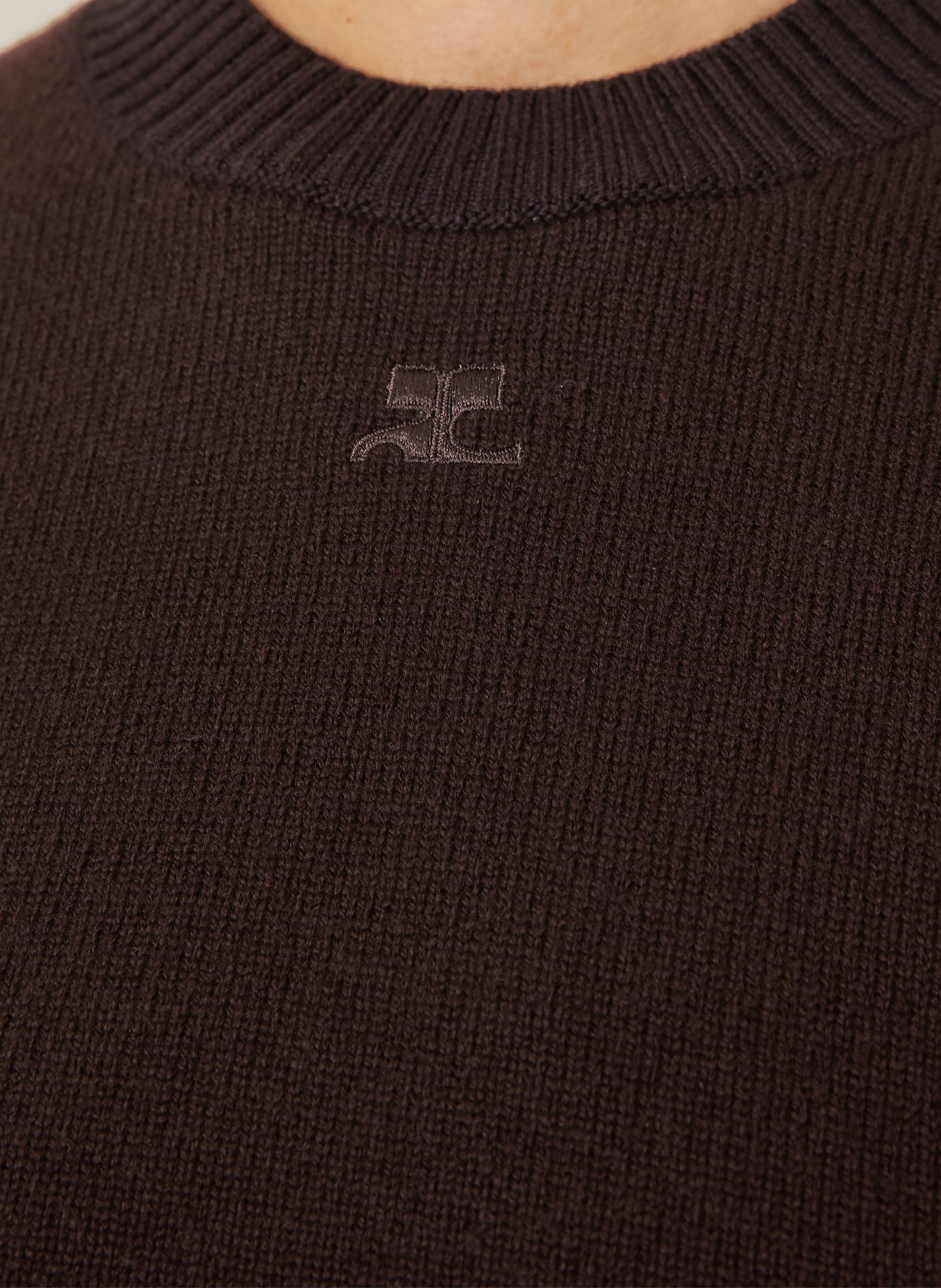 Courrèges Sweater: DARK RED