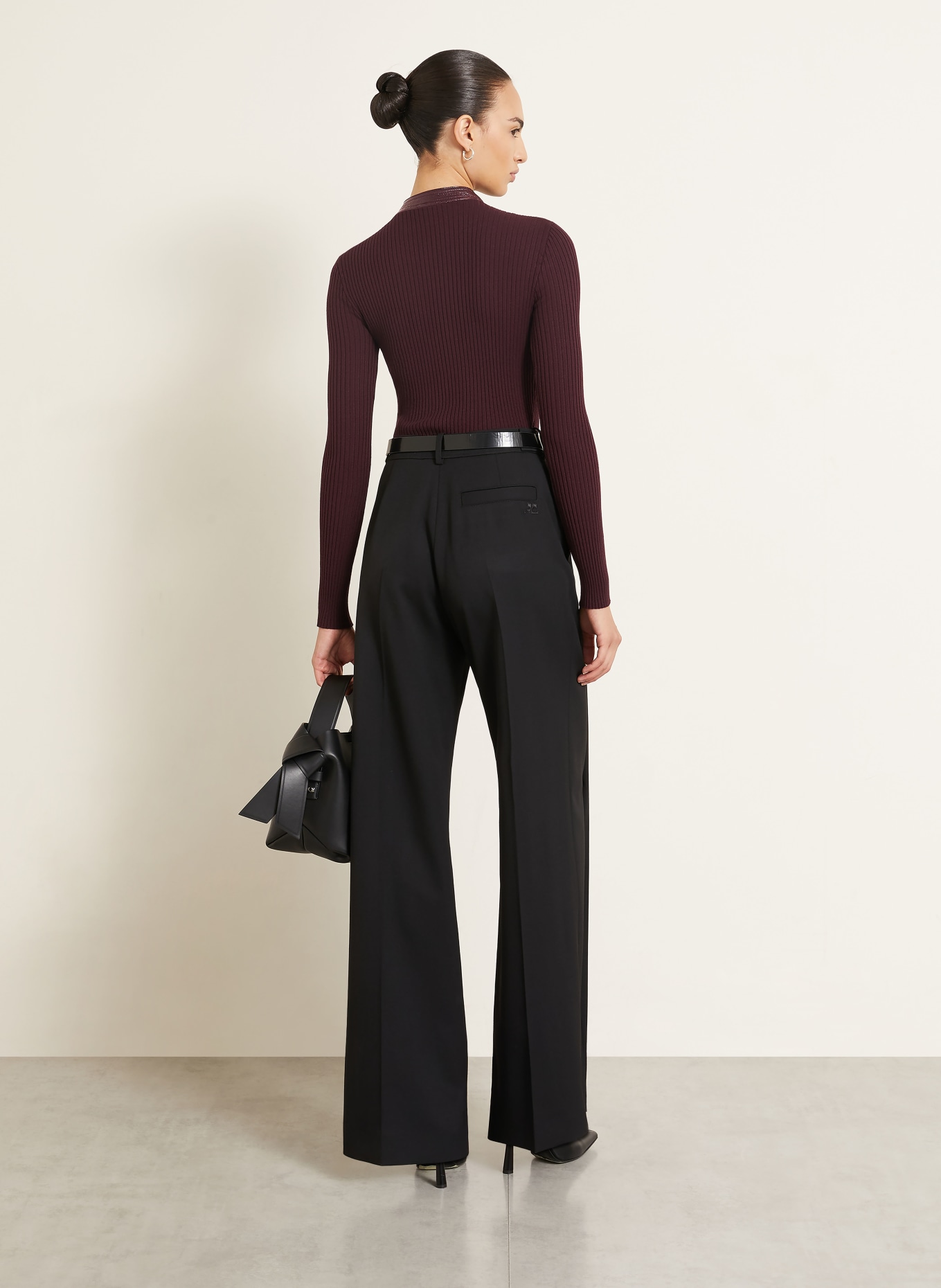 Courrèges Sweater: DARK RED