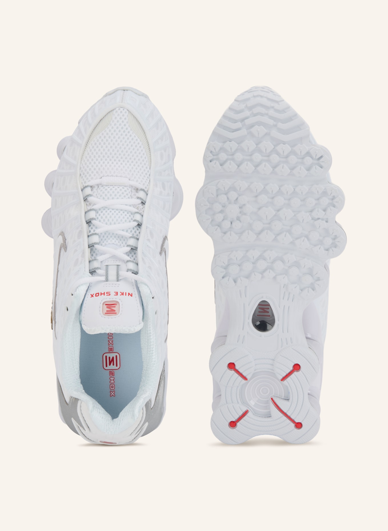 Nike Sneaker SHOX TL: HVID / SØLV