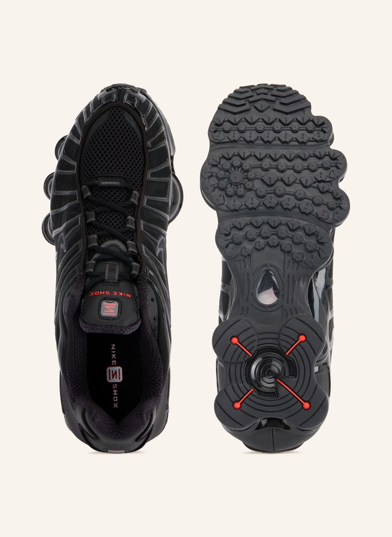 Nike Sneaker SHOX TL: ZWART