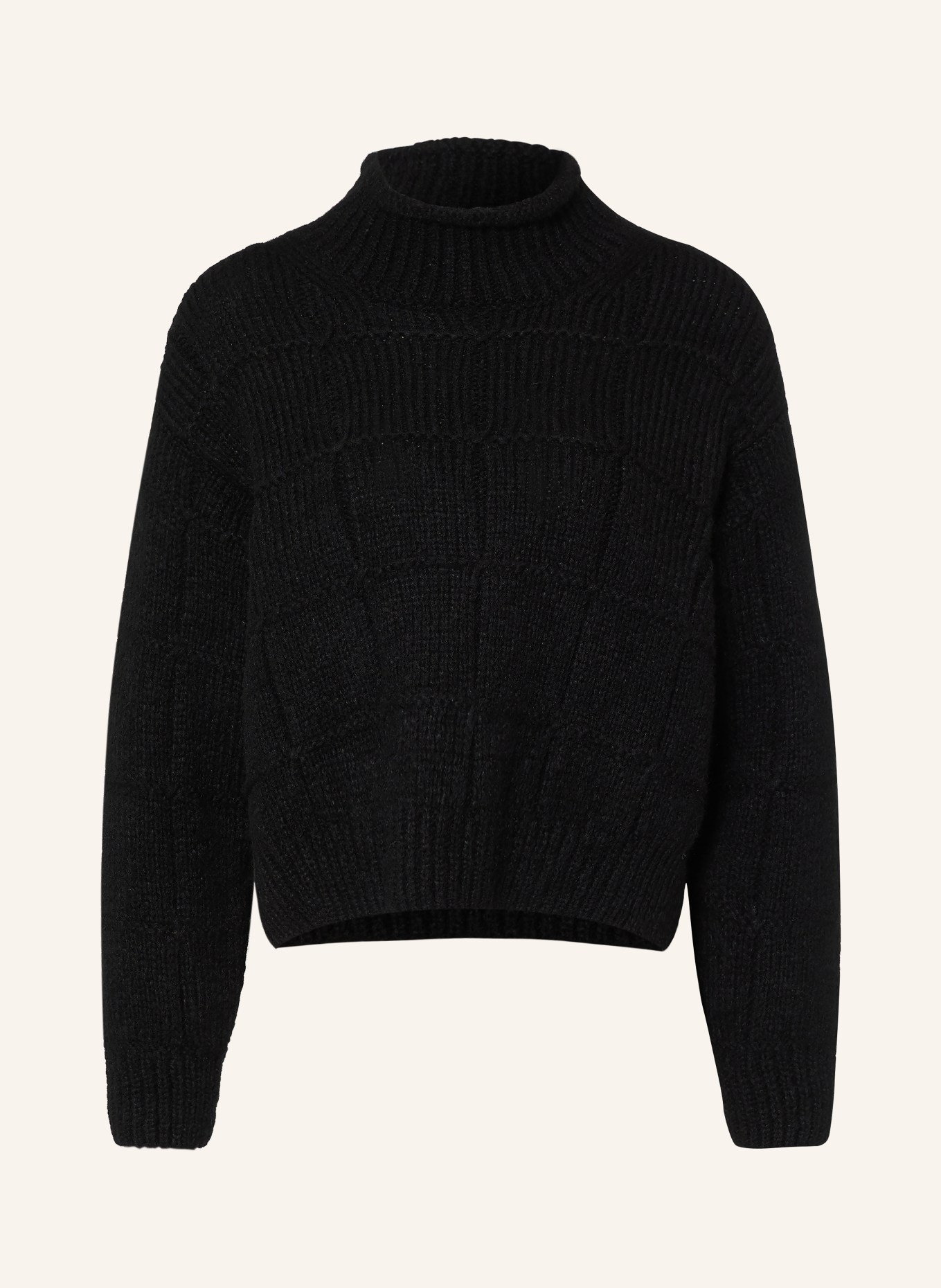 MARC CAIN Sweter z alpaki: 900 black new