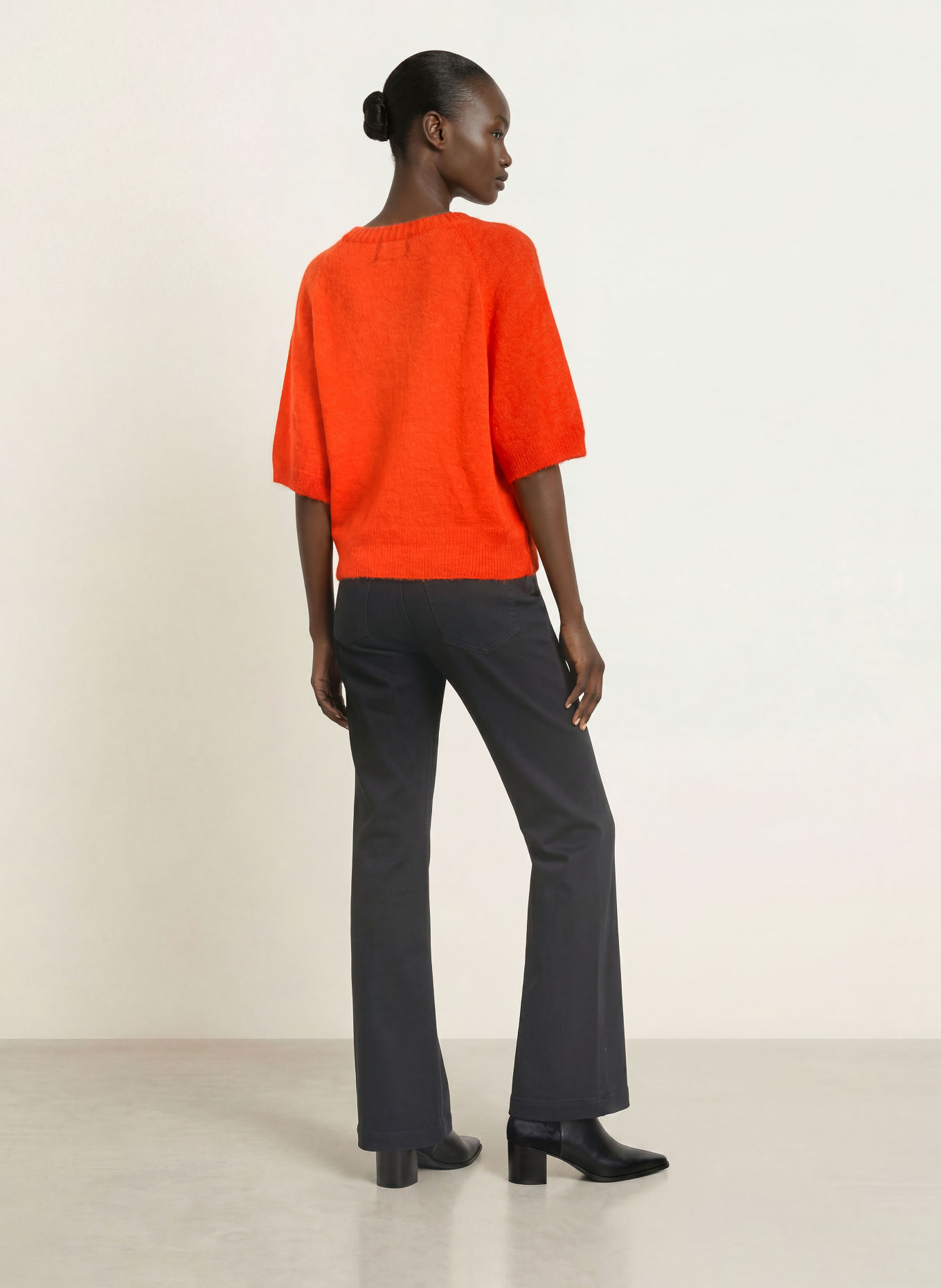 MARC CAIN Strickshirt mit Alpaka: 278 campari
