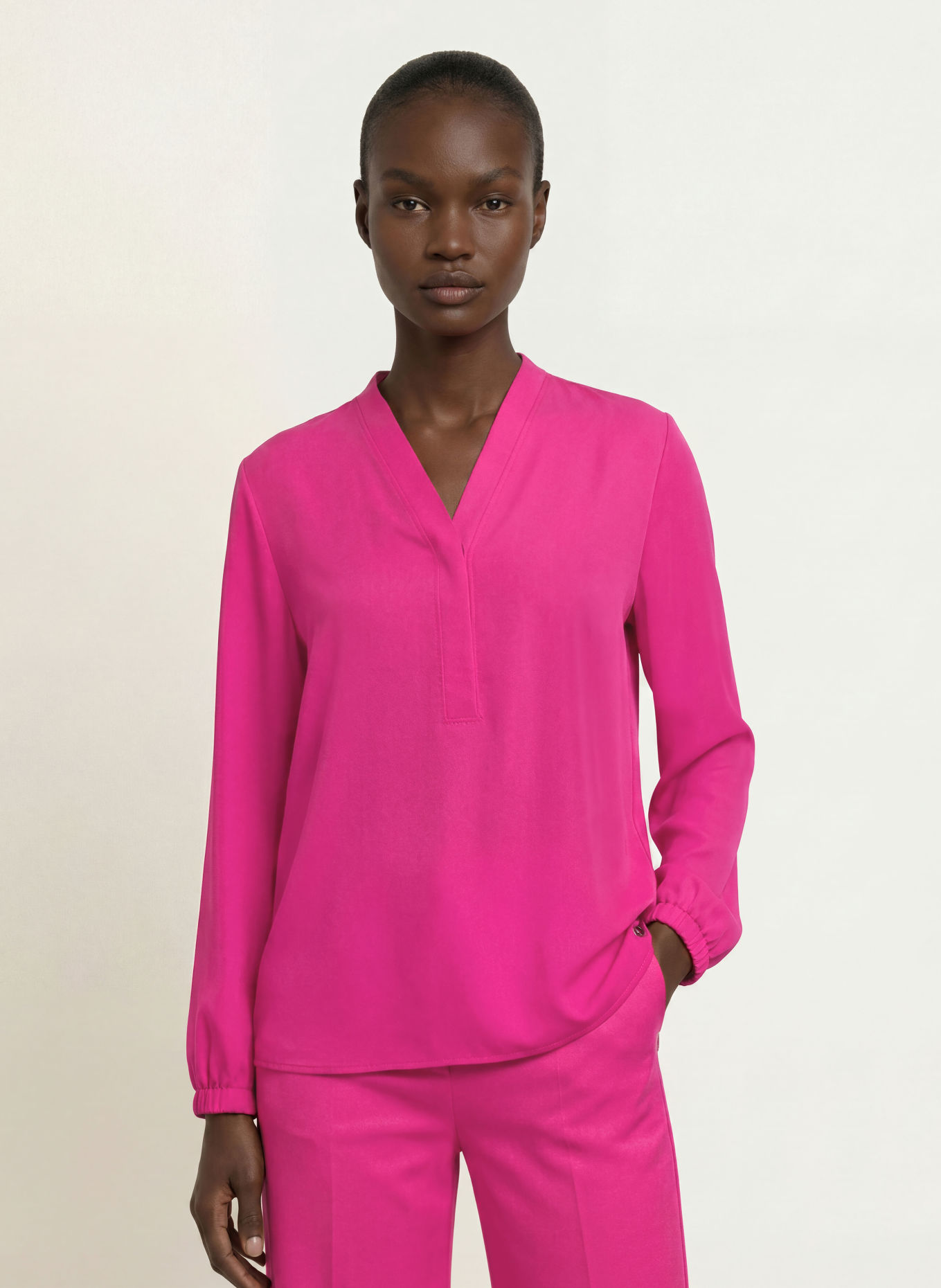 MARC CAIN Blusenshirt: 264 very berry
