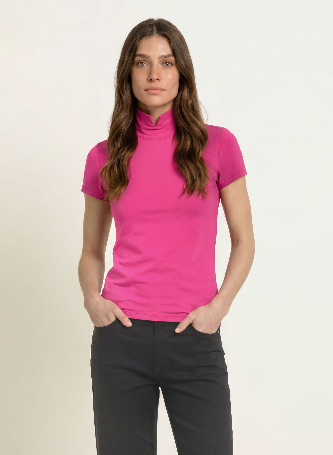 MARC CAIN T-Shirt: 264 very berry