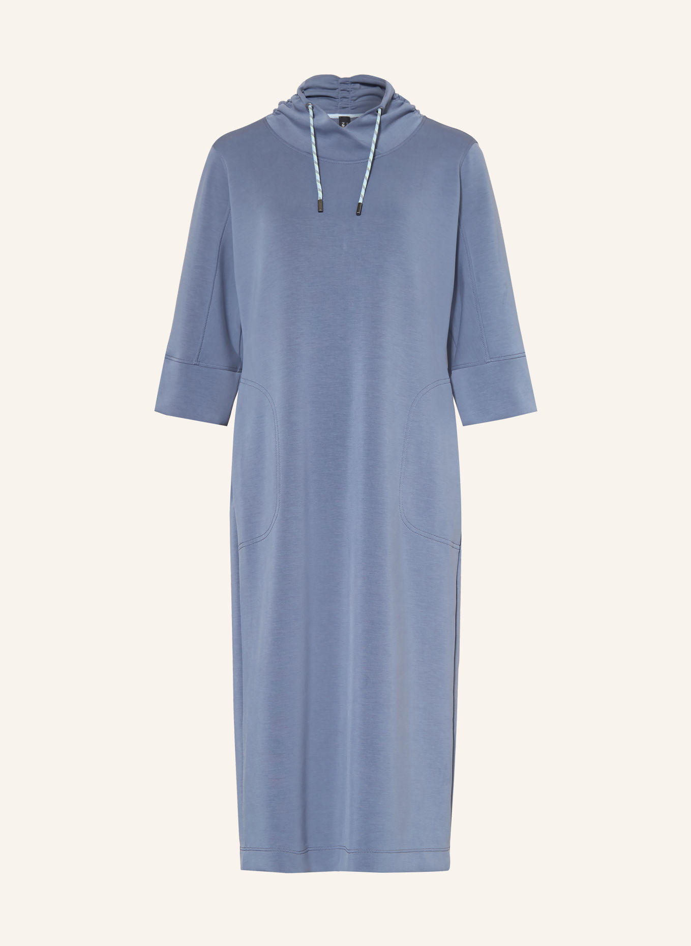 MARC CAIN Sweatshirt dress with 3/4 sleeves: 380 grisaille