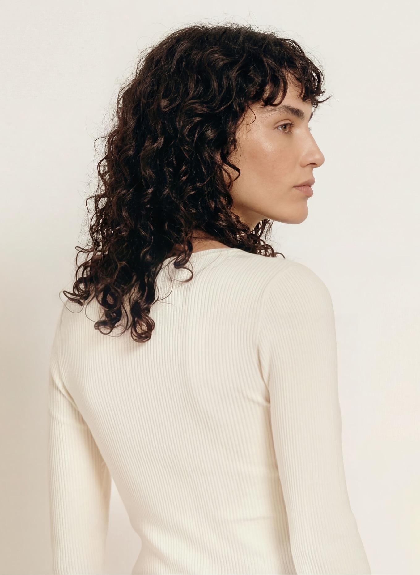 rosemunde Longsleeve: ECRU
