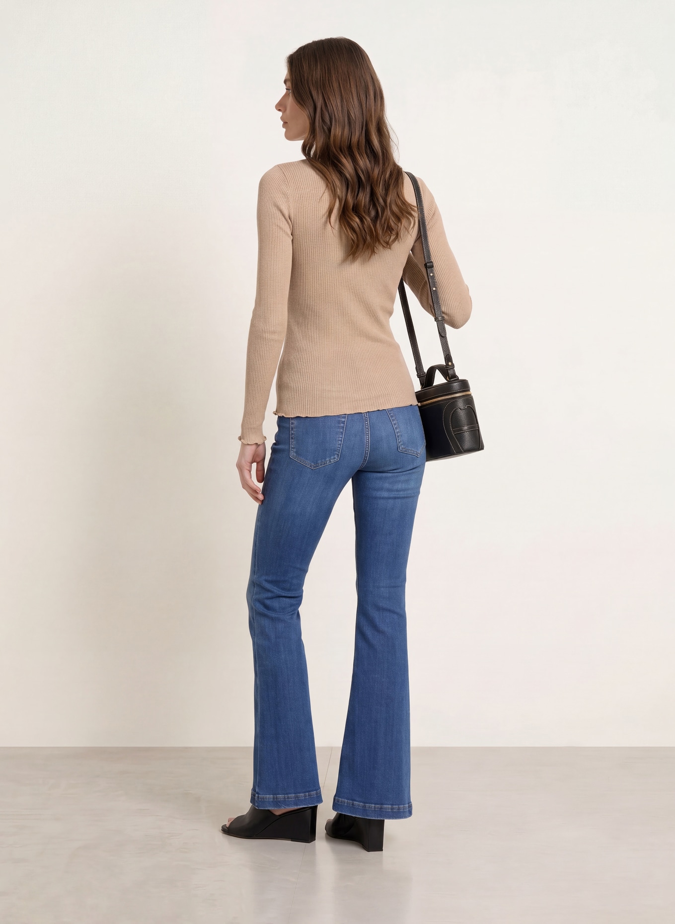 rosemunde Longsleeve: CAMEL