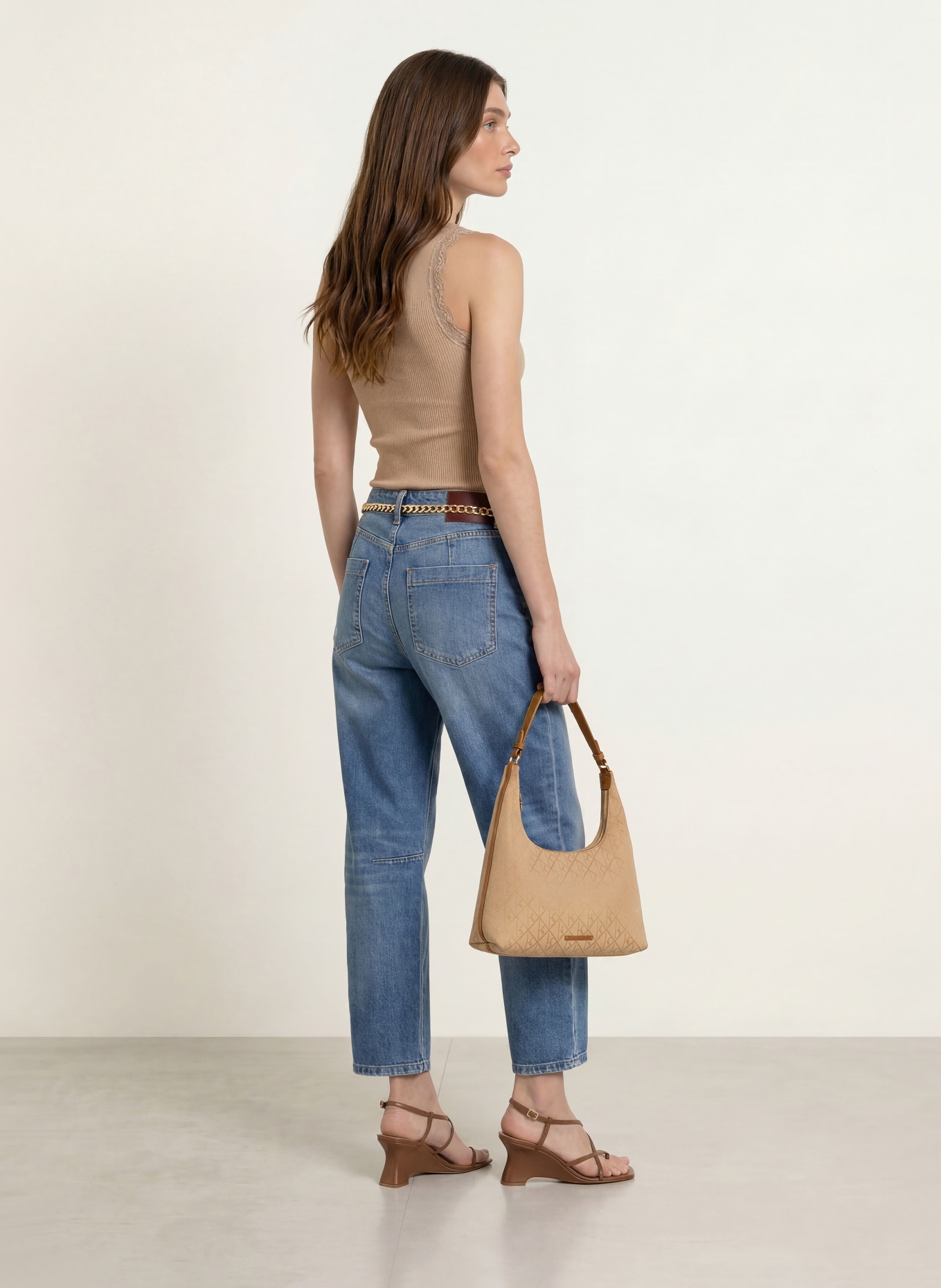 rosemunde Top RMWBALTA mit Spitze: CAMEL