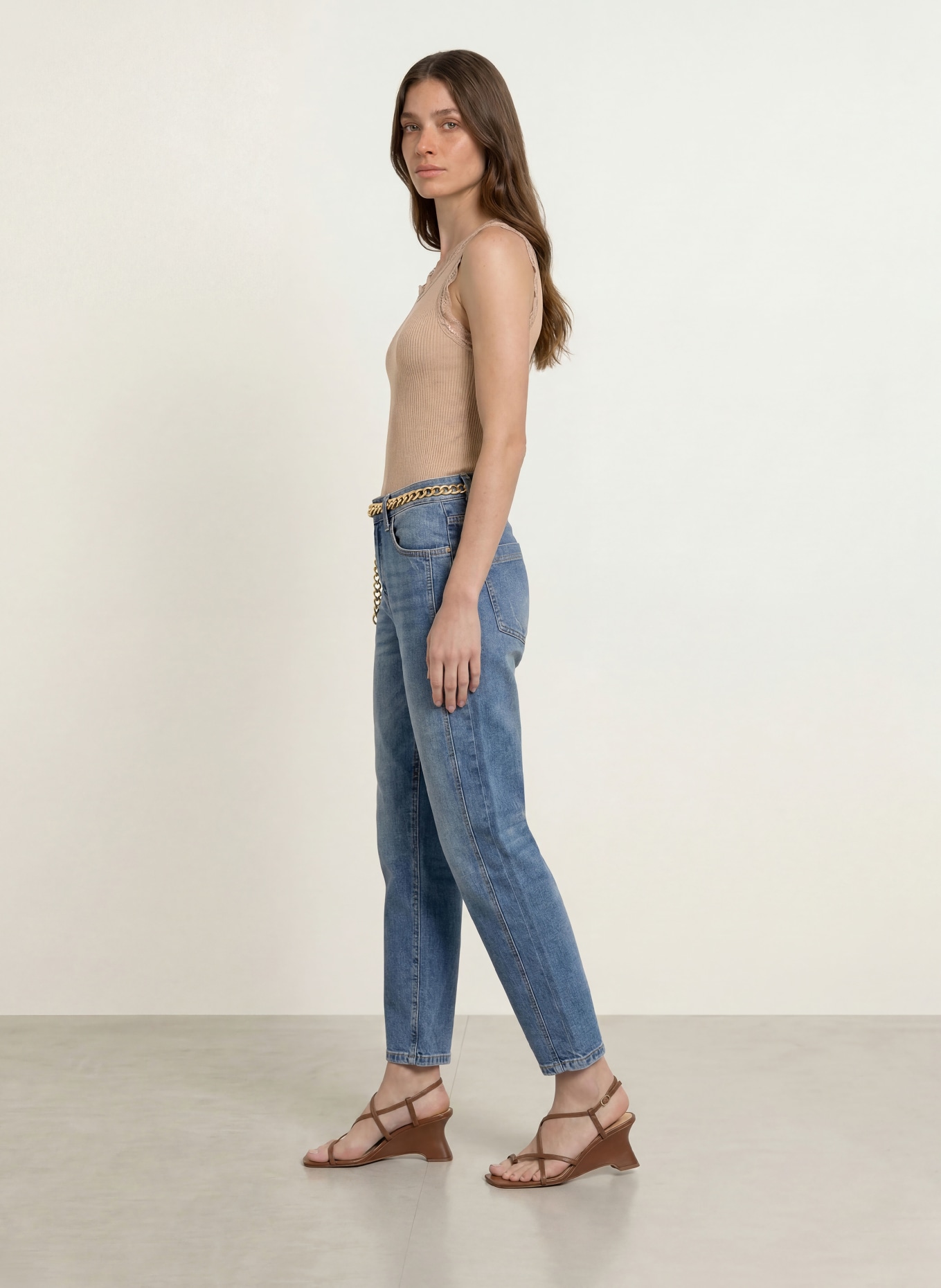 rosemunde Top RMWBALTA mit Spitze: CAMEL