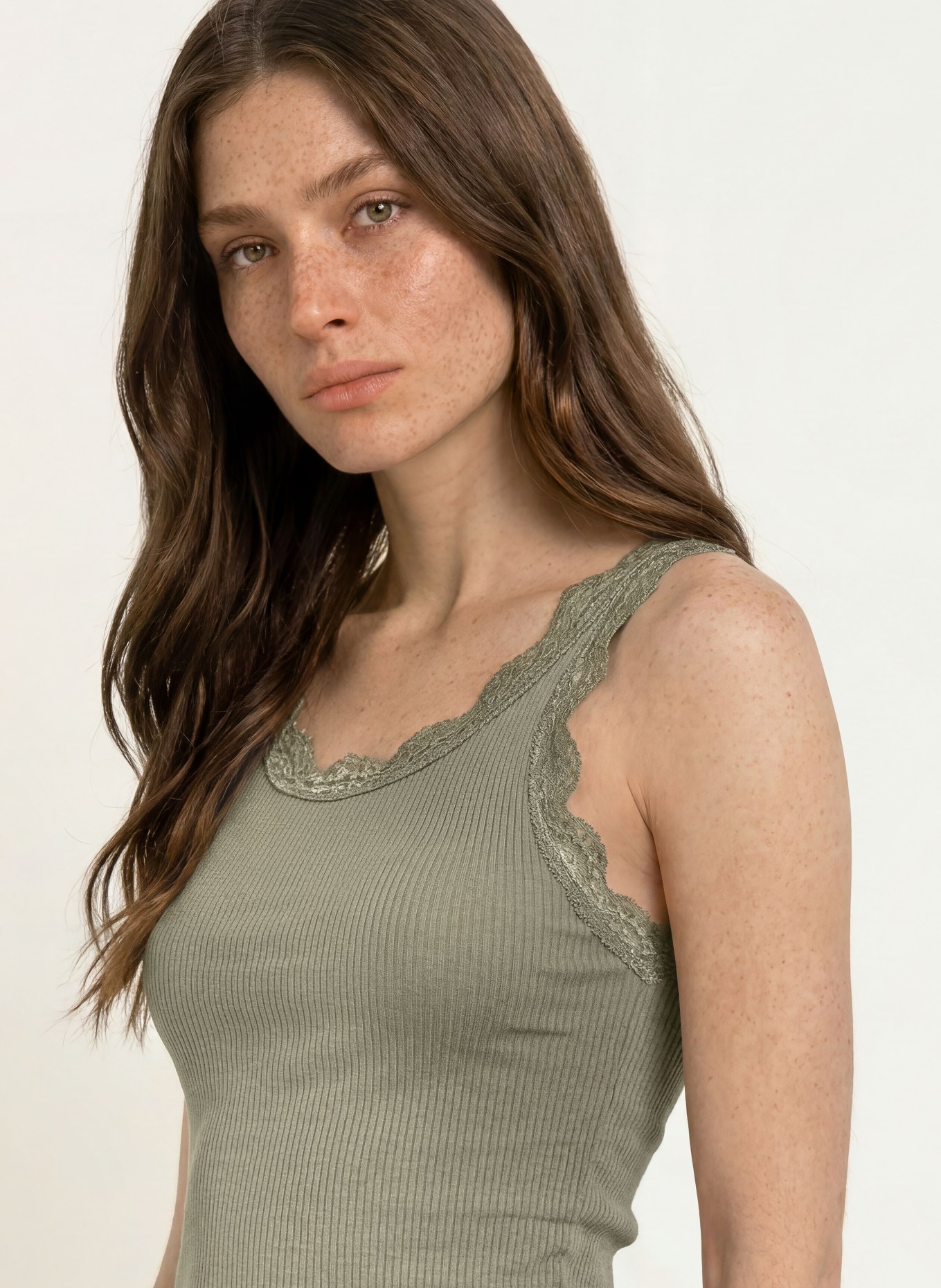 rosemunde Top RMWBALTA mit Spitze: OLIV