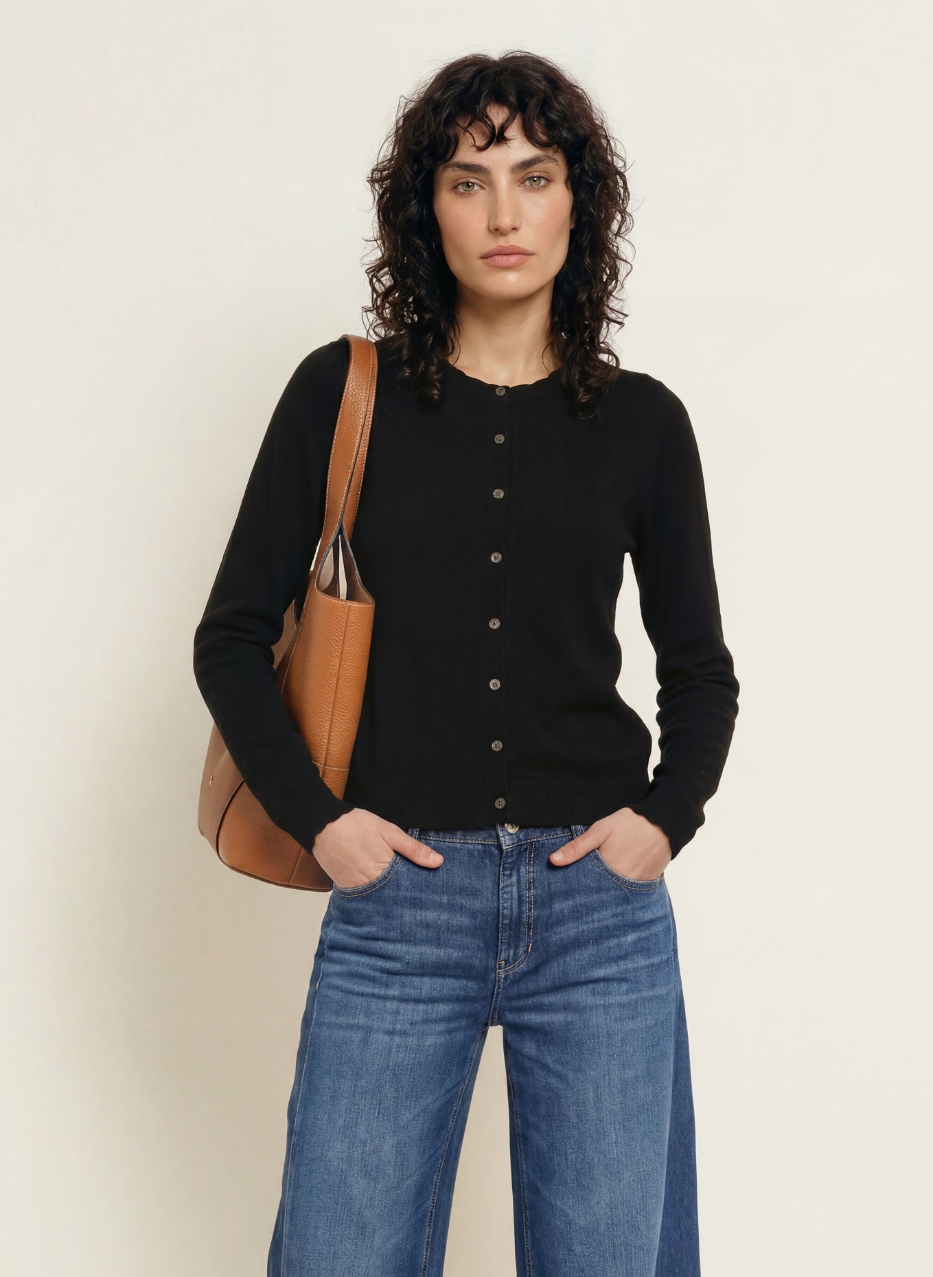 rosemunde Vest RMWSOFIA: ZWART