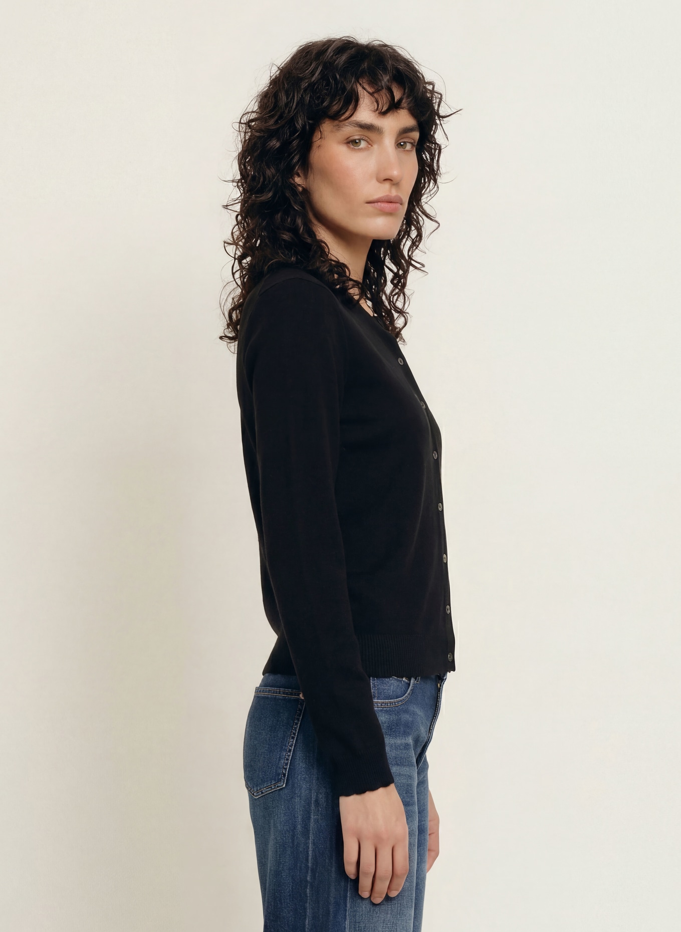 rosemunde Vest RMWSOFIA: ZWART
