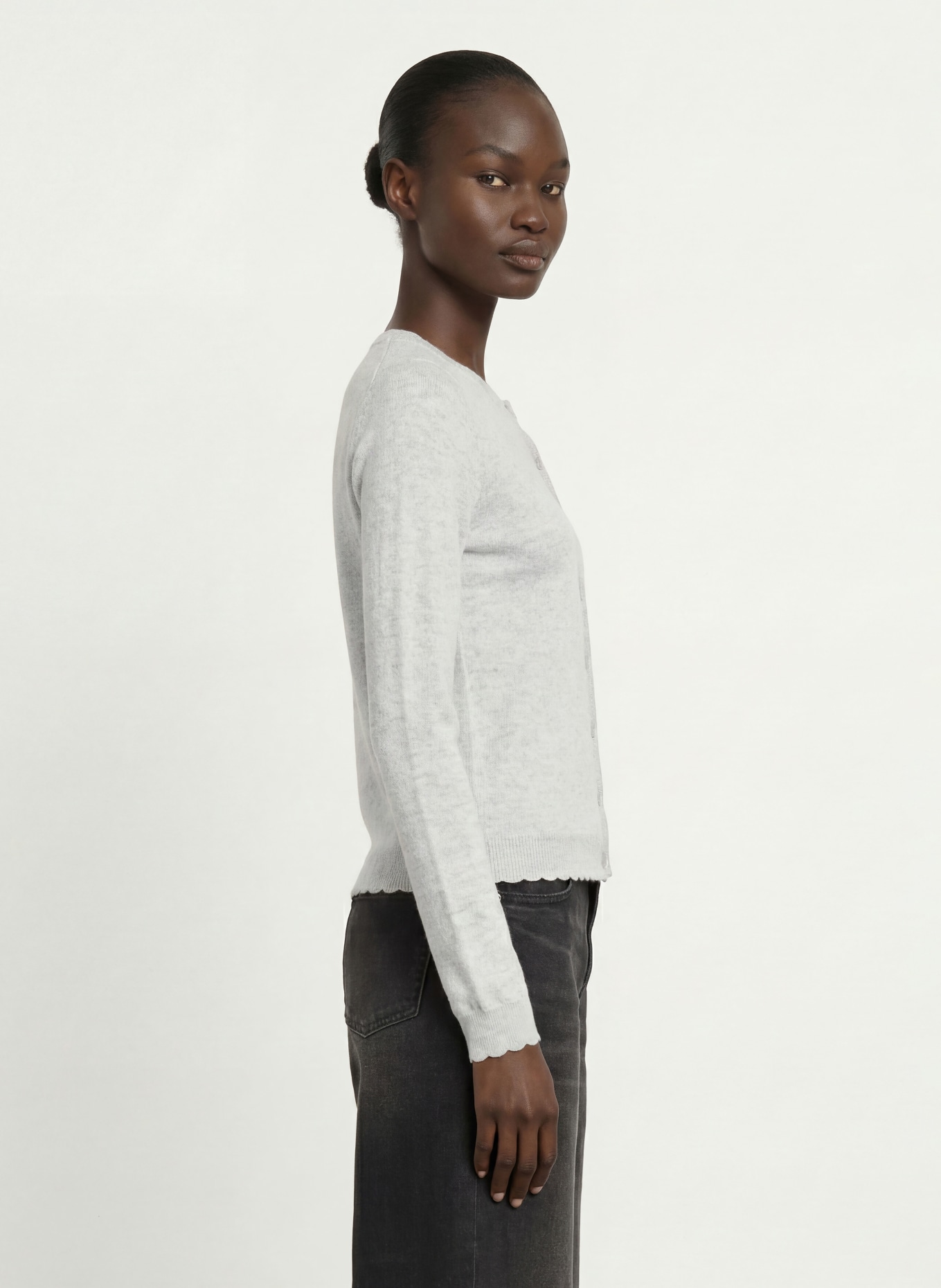 rosemunde Vest RMWSOFIA: LICHTGRIJS