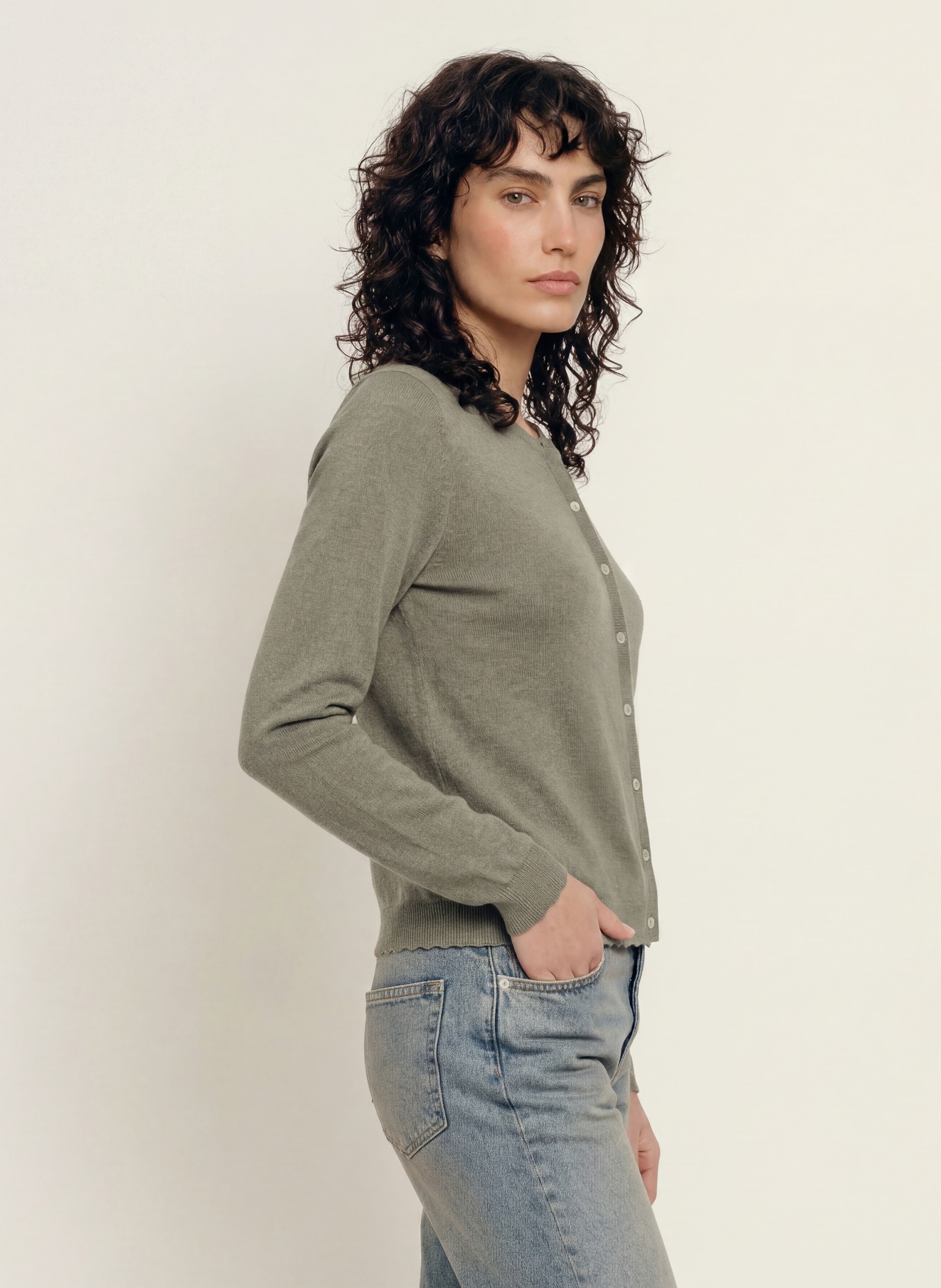rosemunde Vest RMWSOFIA: OLIJF