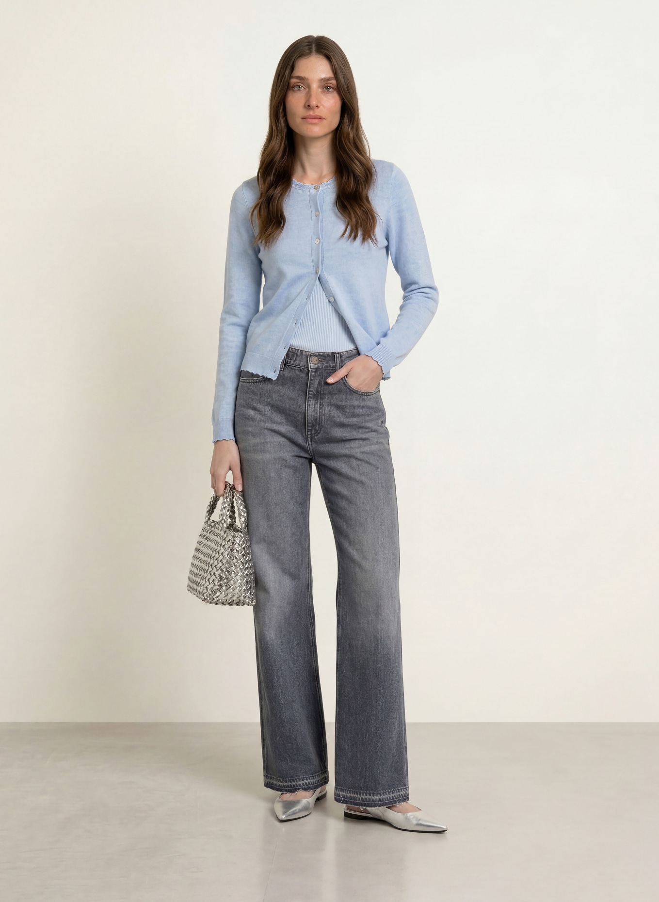 rosemunde RMWSOFIA Cardigan: LIGHT BLUE