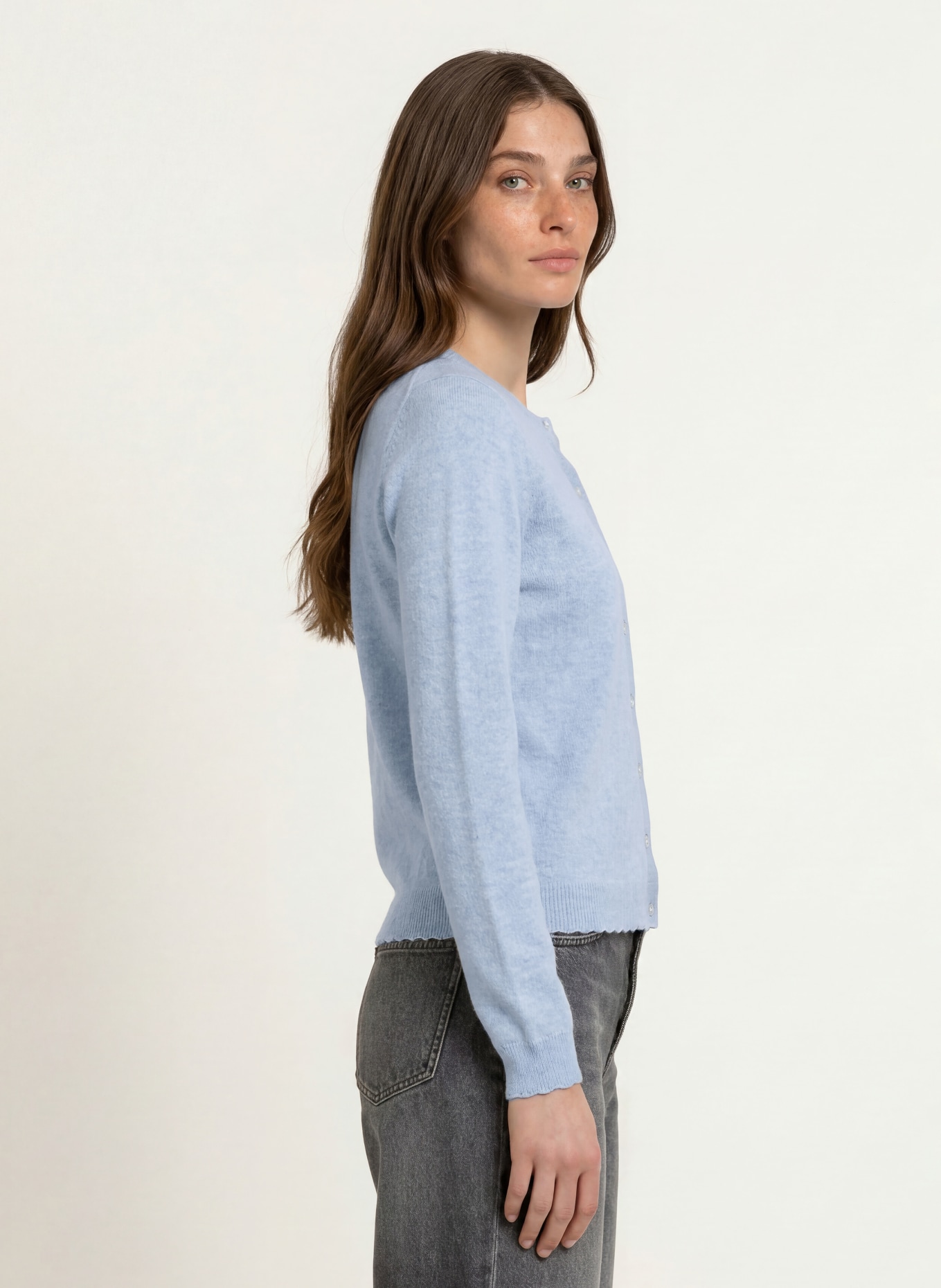 rosemunde RMWSOFIA Cardigan: LIGHT BLUE