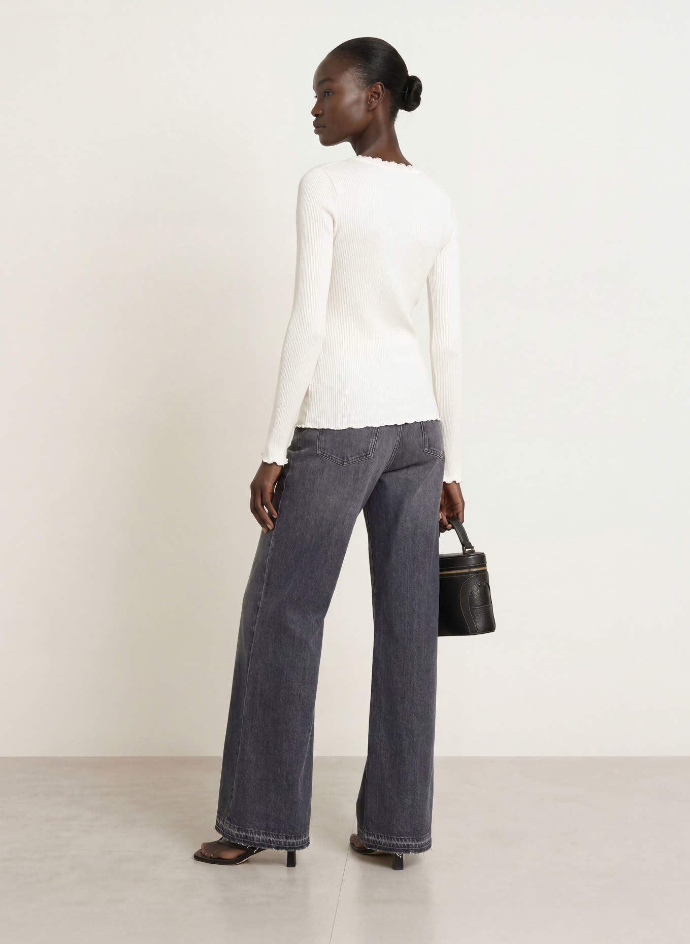 rosemunde Longsleeve: CREME