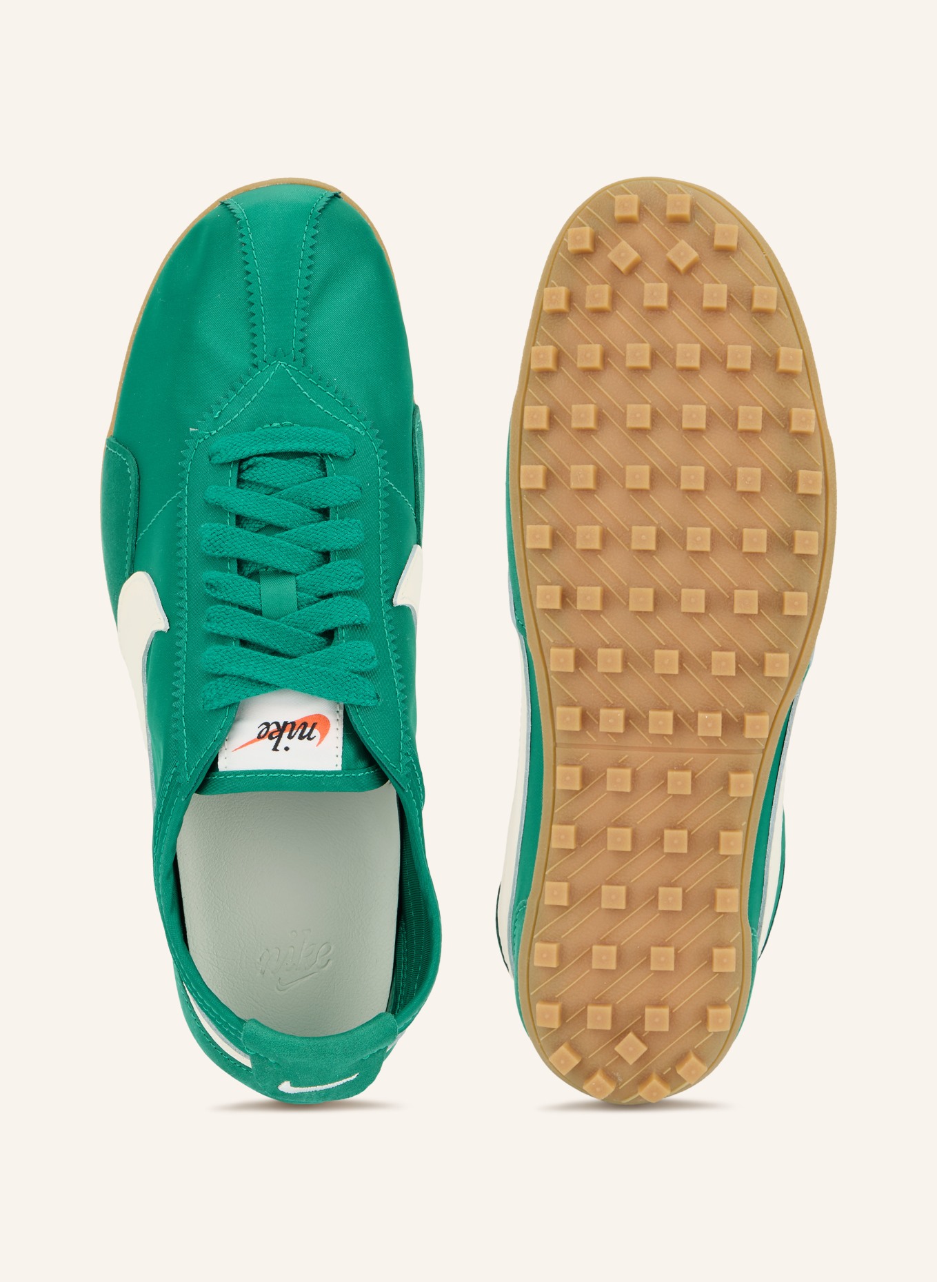 Nike MOON OG Sneakers: GREEN / CREAM