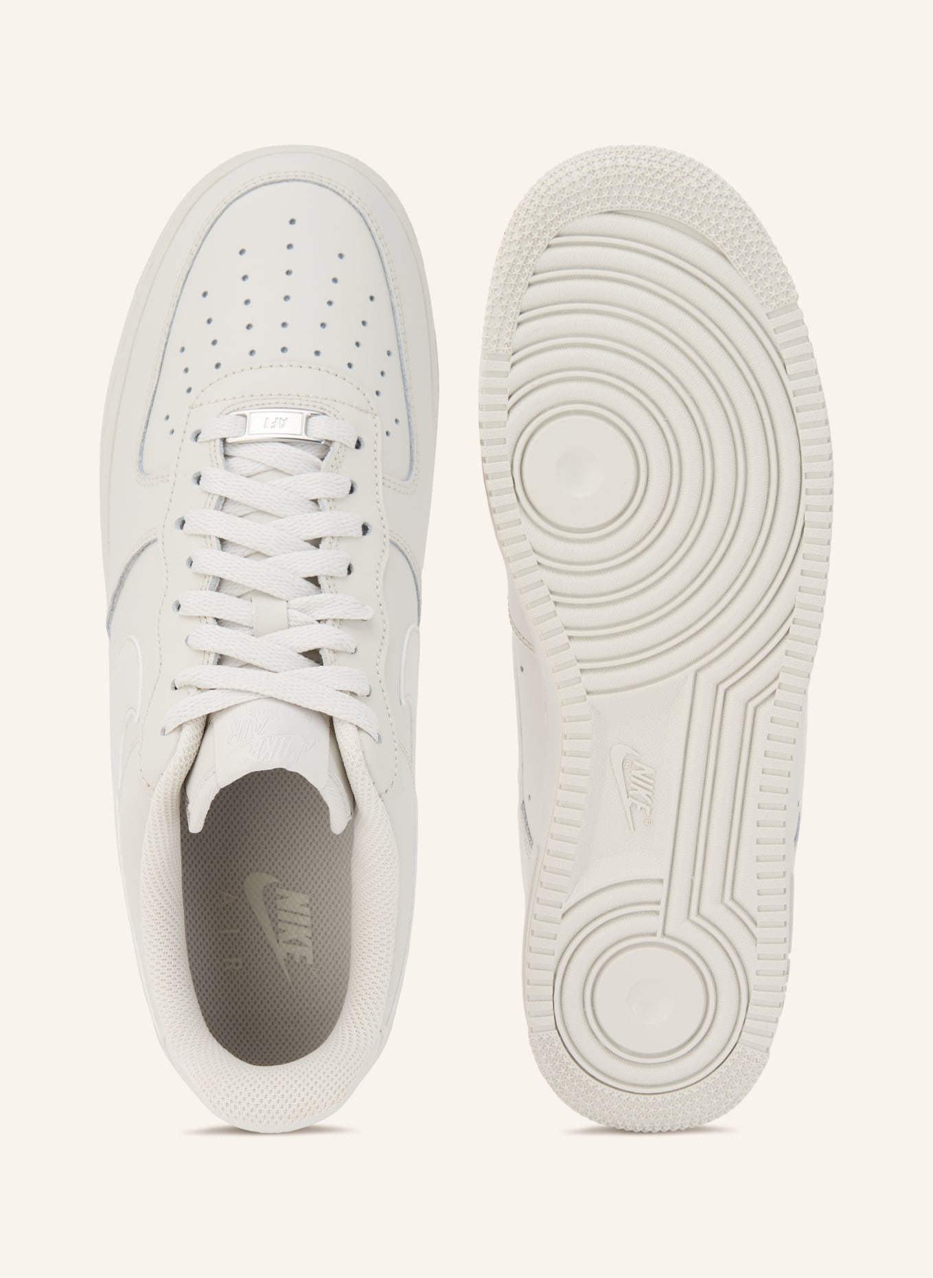 Nike AIR FORCE 1 '07 Sneakers: BEIGE