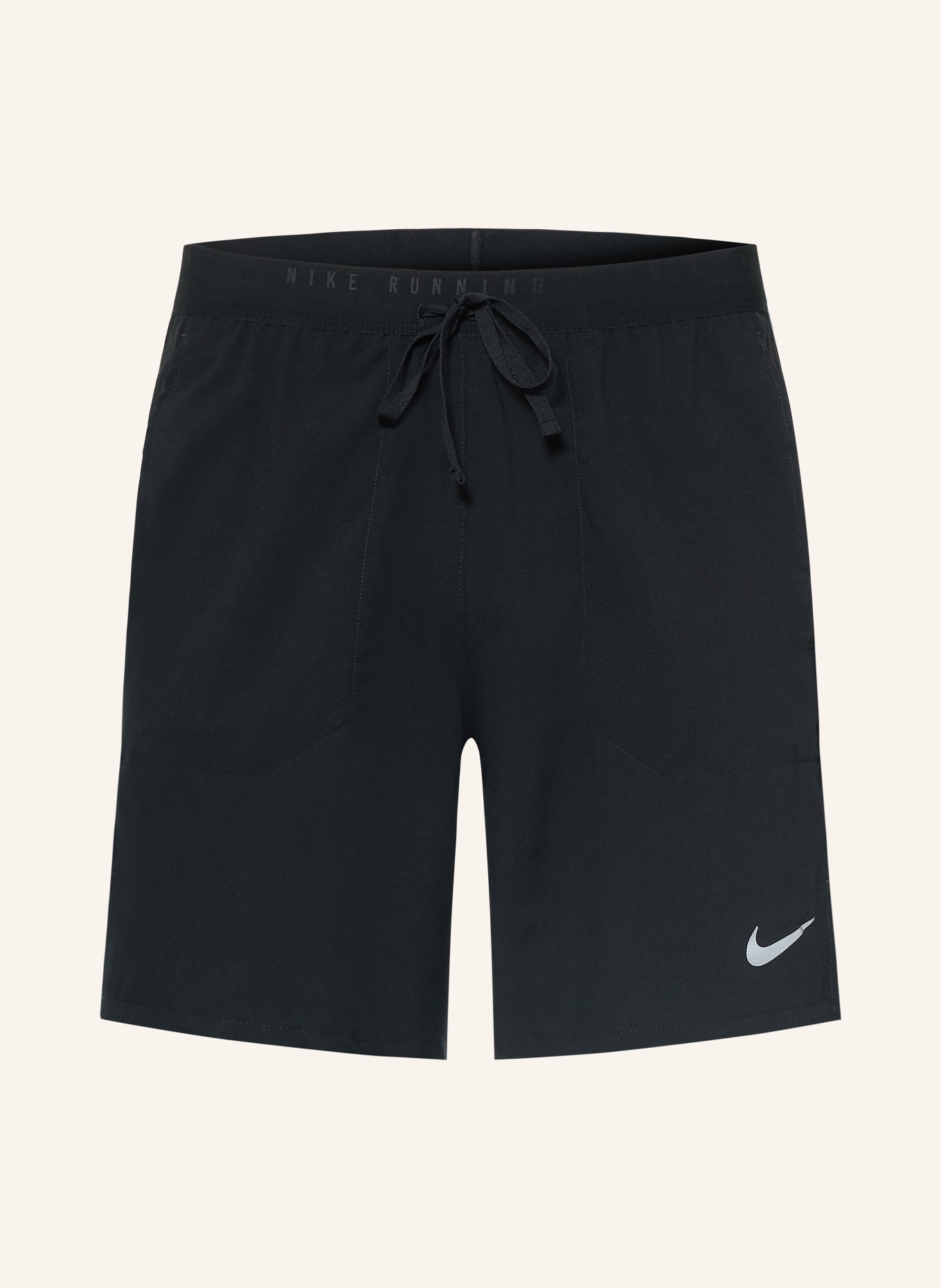 Nike 2-in-1-Laufshorts STRIDE: SCHWARZ