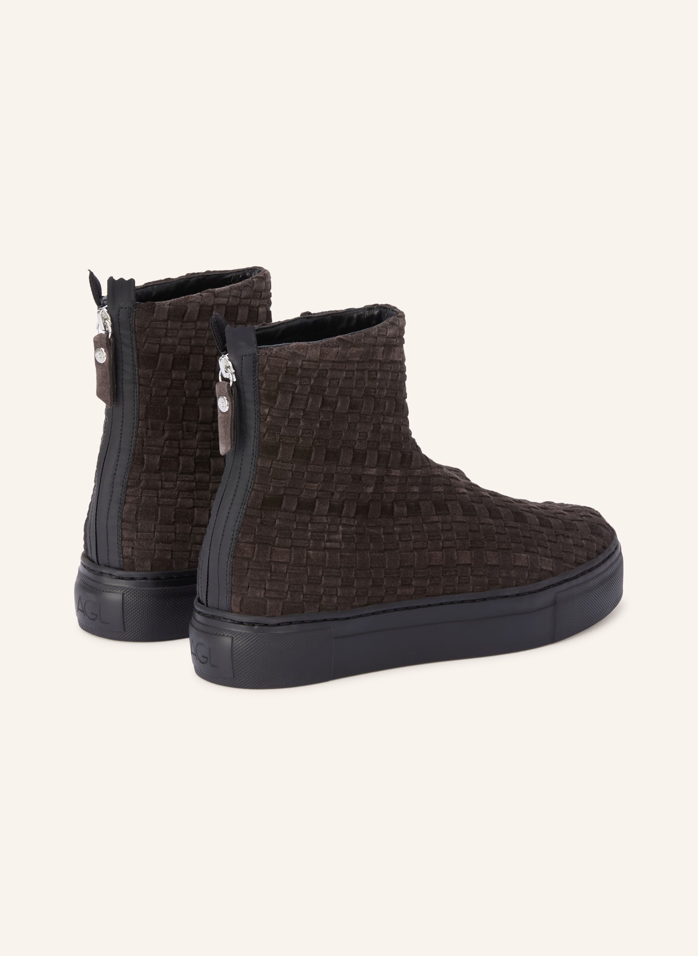 AGL Plateau-Boots MARIA WOVEN: DUNKELBRAUN
