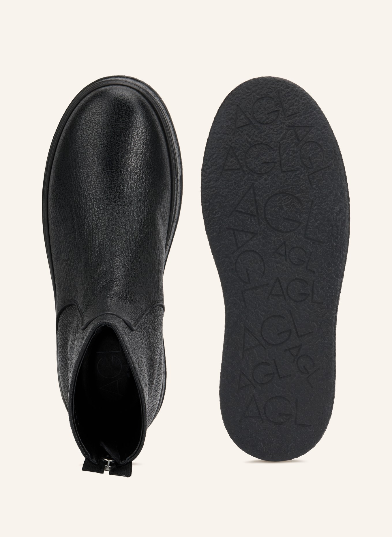 AGL Plateau-Boots GIULY: SCHWARZ