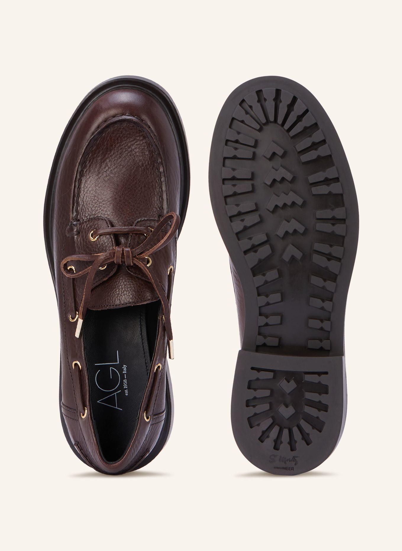 AGL Bootschuhe LOREN: DUNKELBRAUN