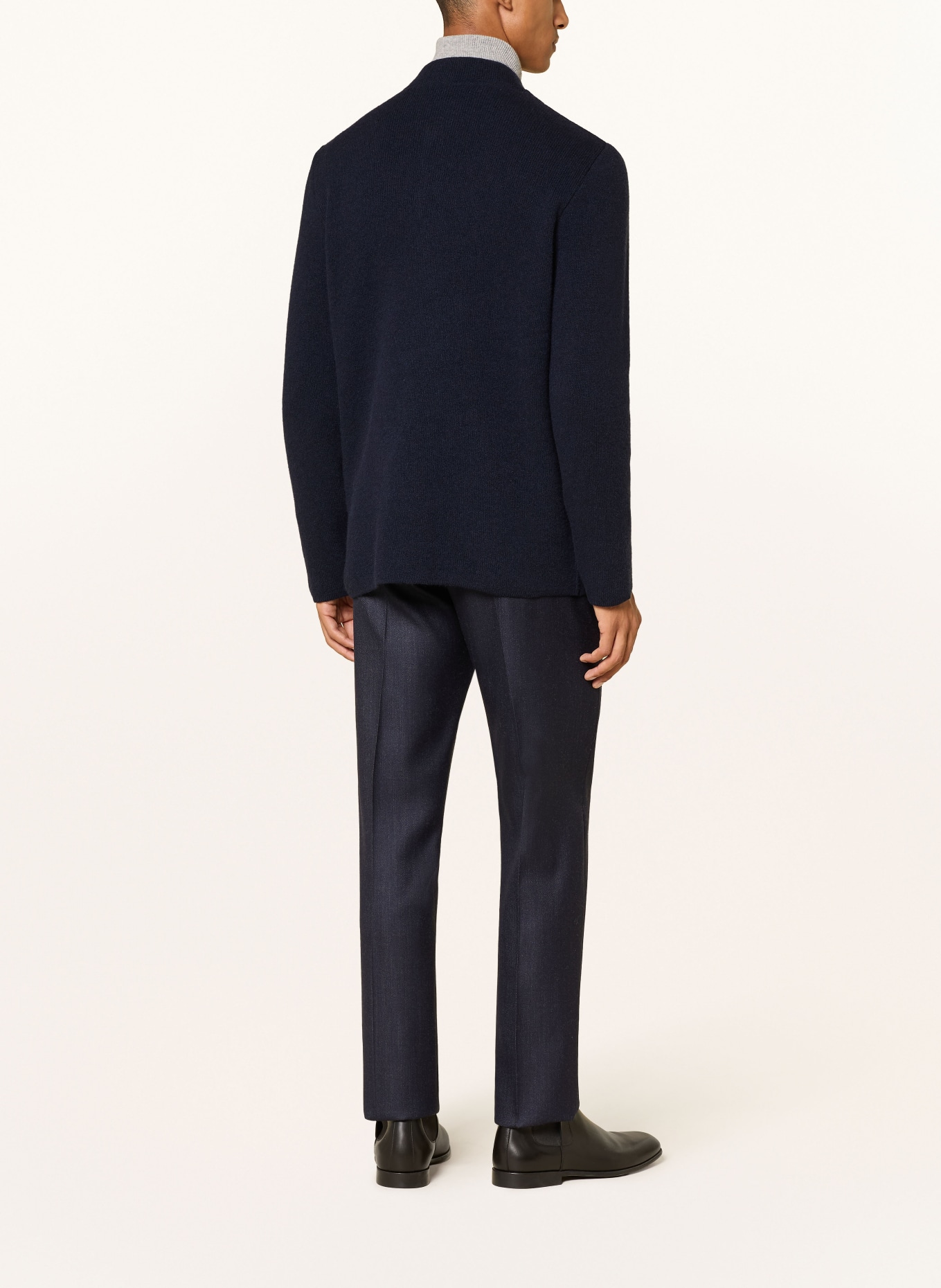 LARDINI Strickjacke aus Cashmere: DUNKELBLAU