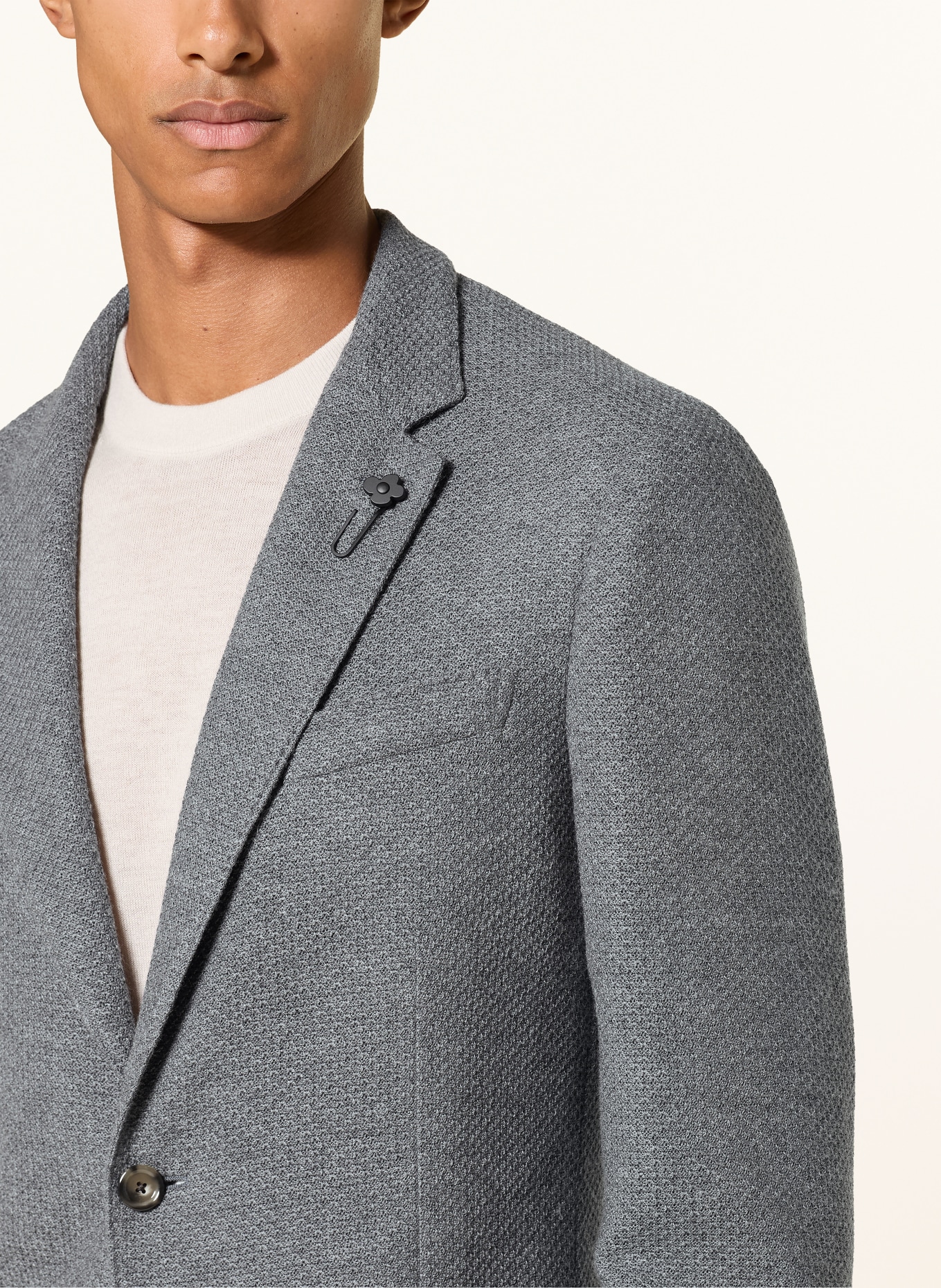 LARDINI Colbert Extra Slim Fit: GRIJS