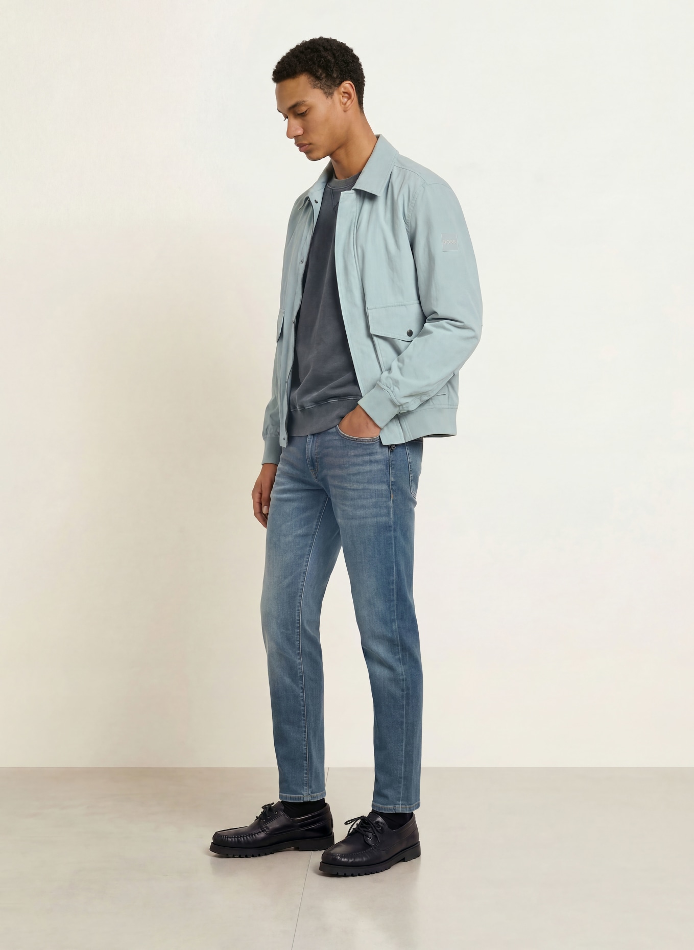 BOSS Blouson OCRUISE: HELLBLAU