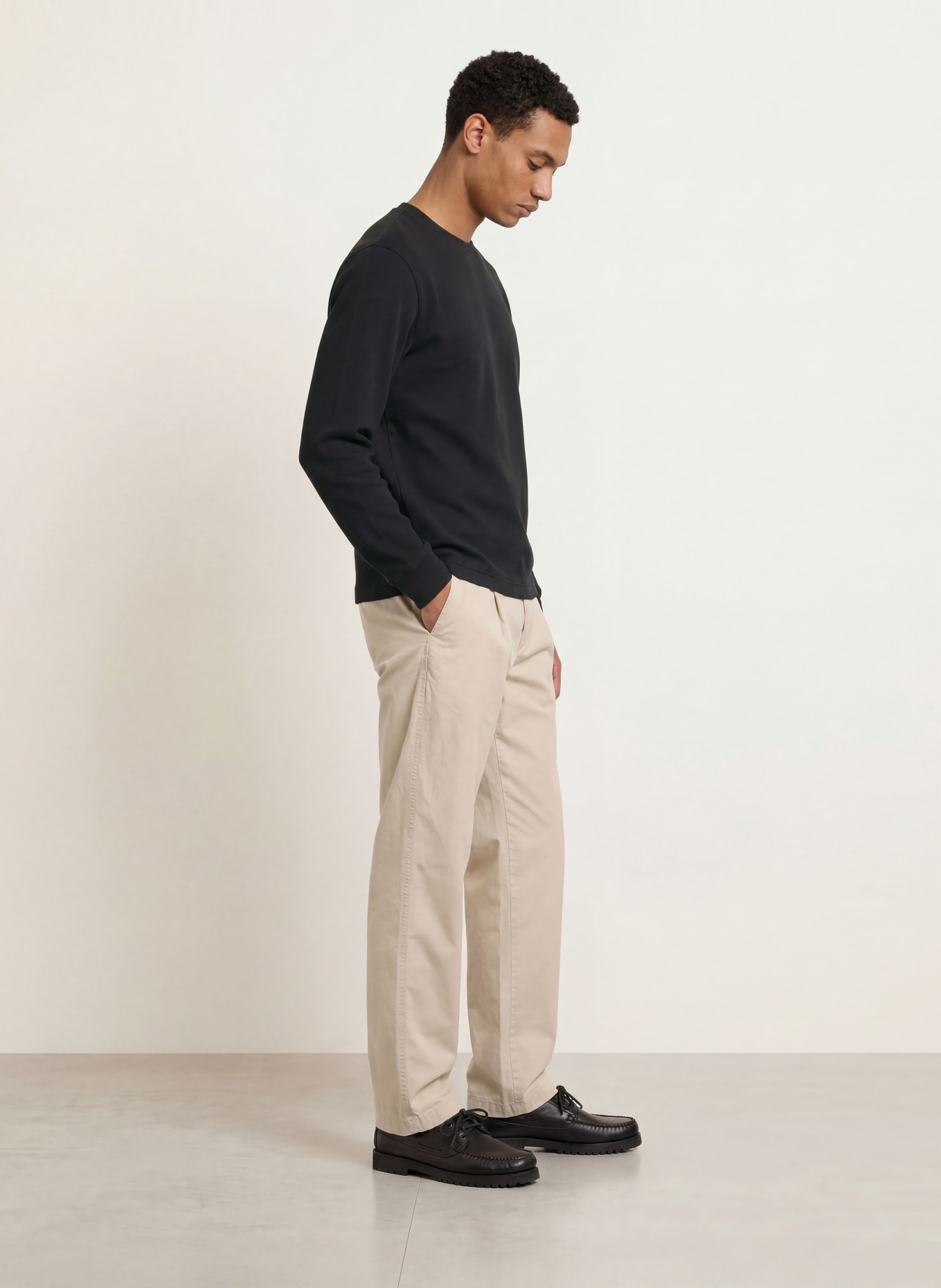 BOSS Sweatshirt TEMPEST: SVART