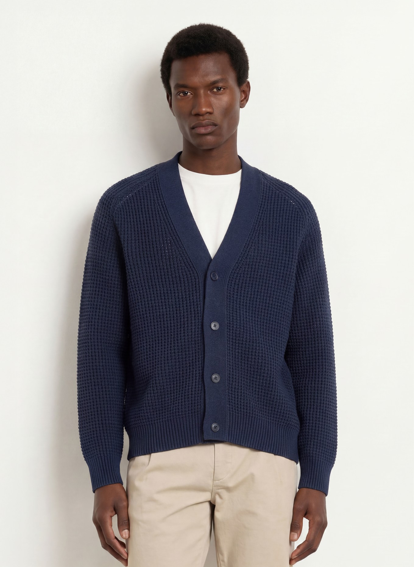 BOSS Vest ANDEMO: DONKERBLAUW