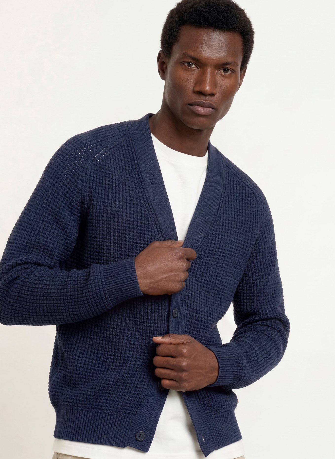 BOSS Vest ANDEMO: DONKERBLAUW