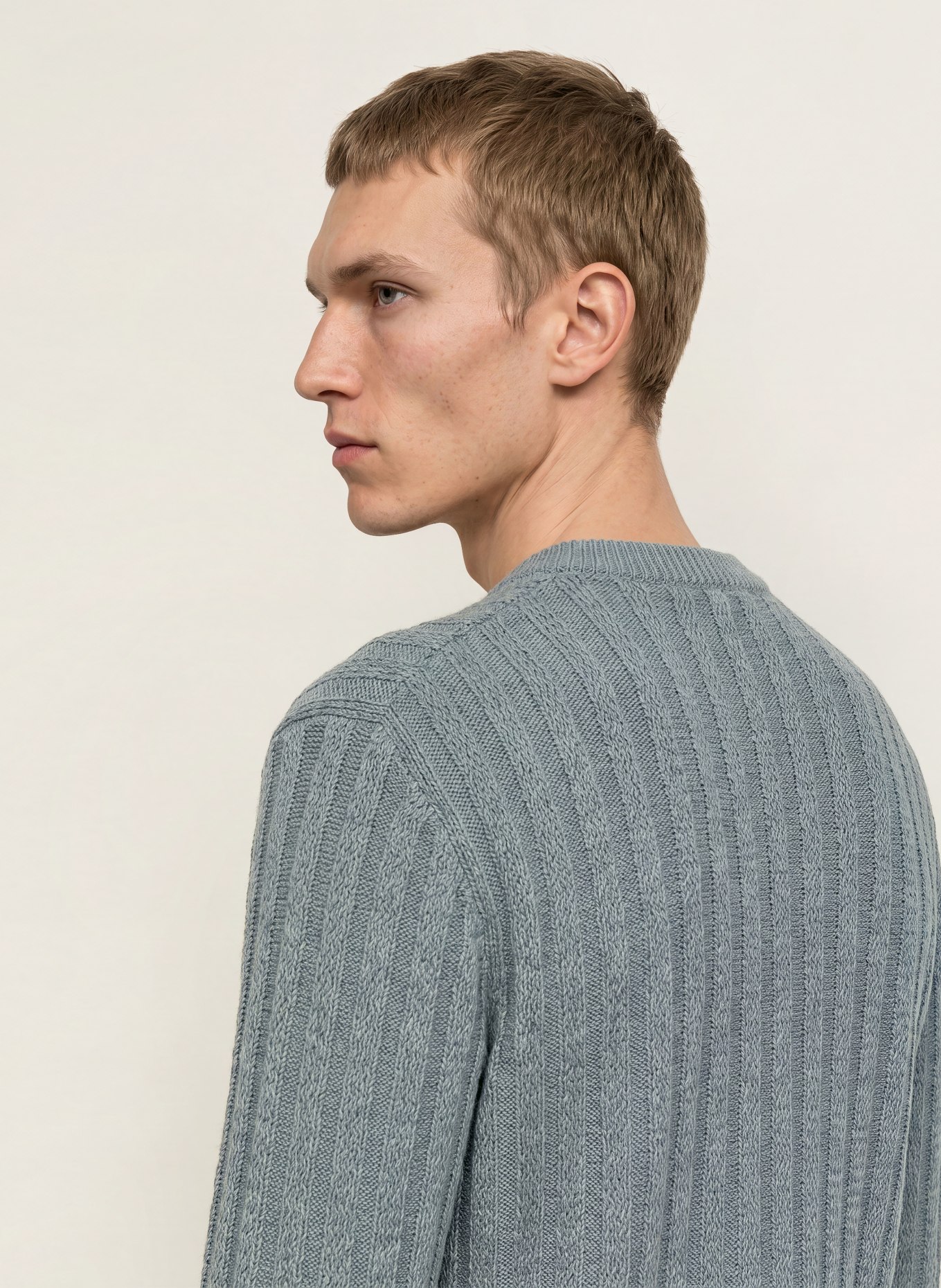 BOSS Pullover ARAKINGO: BLAUGRAU
