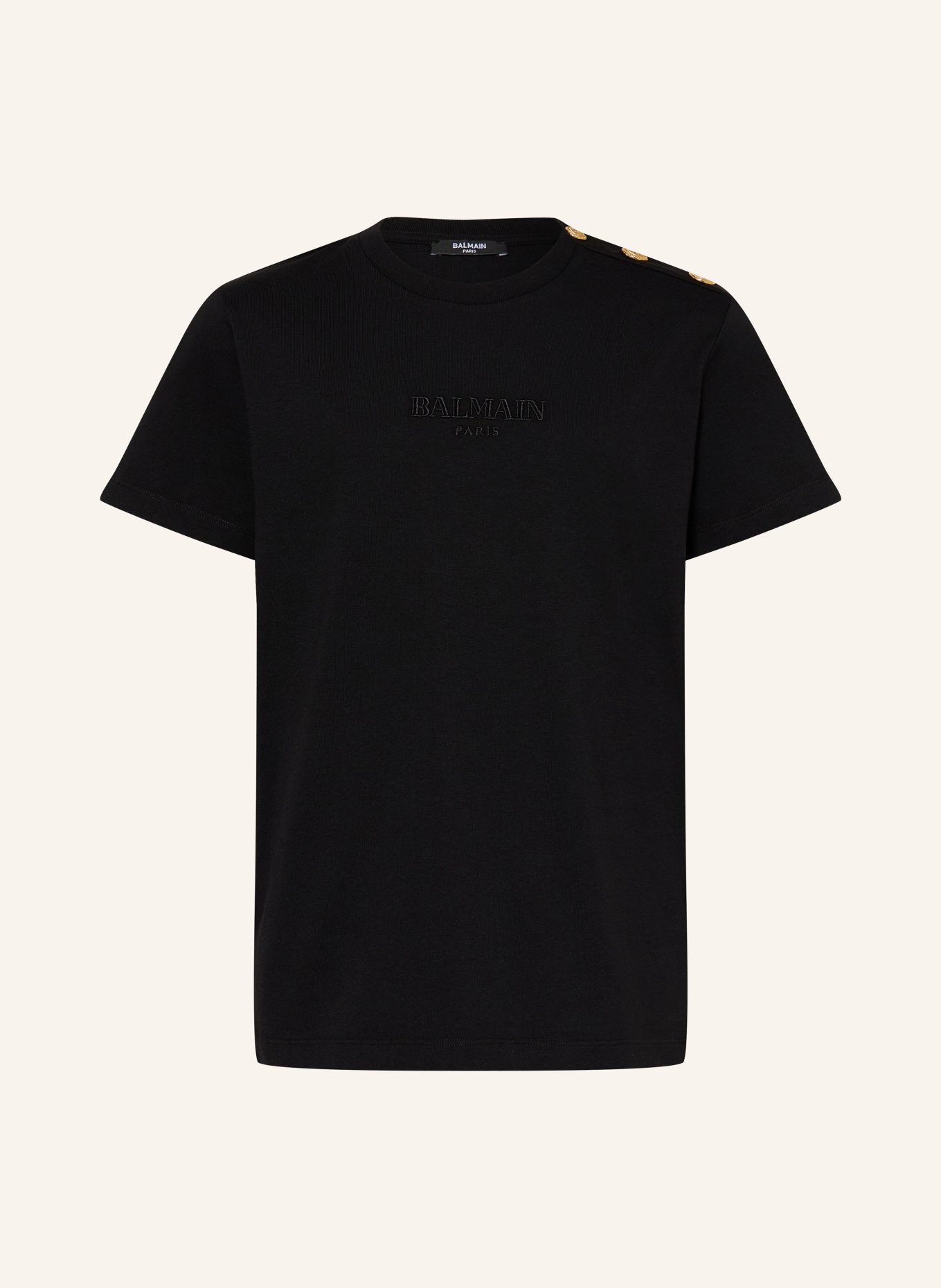 BALMAIN T-shirt: SVART
