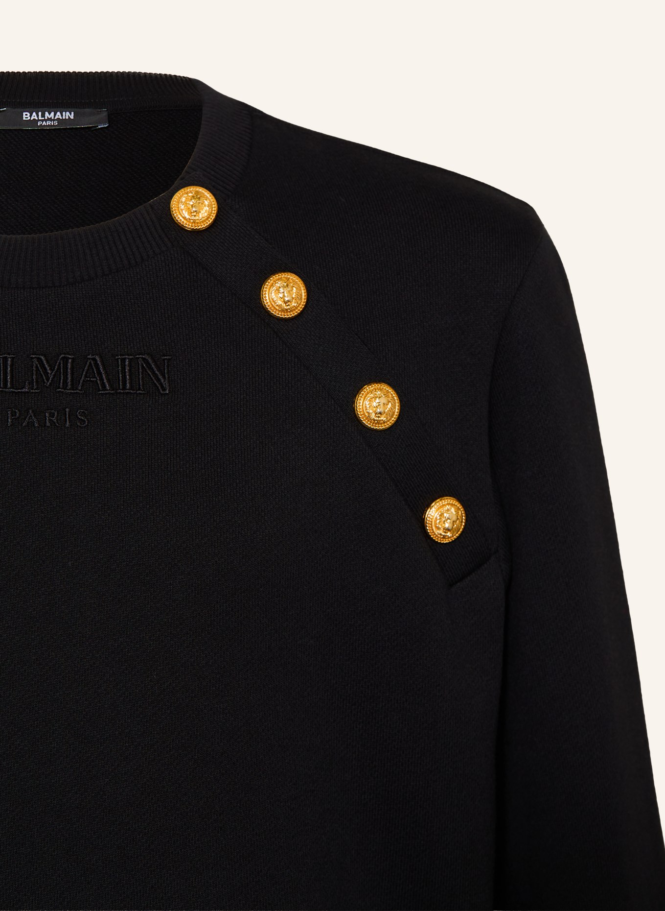 BALMAIN Mikiny: ČERNÁ