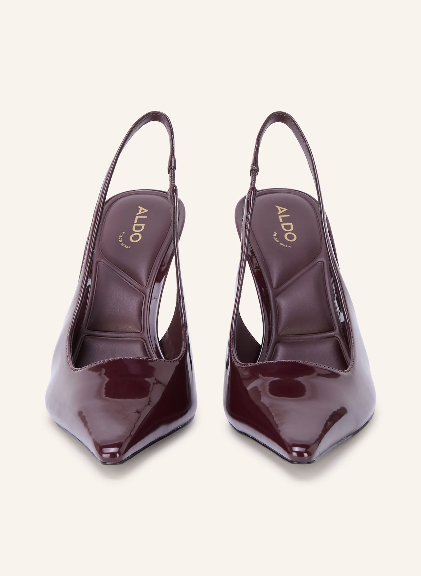 ALDO Czółenka typu slingback ZAILAH: CIEMNOCZERWONY