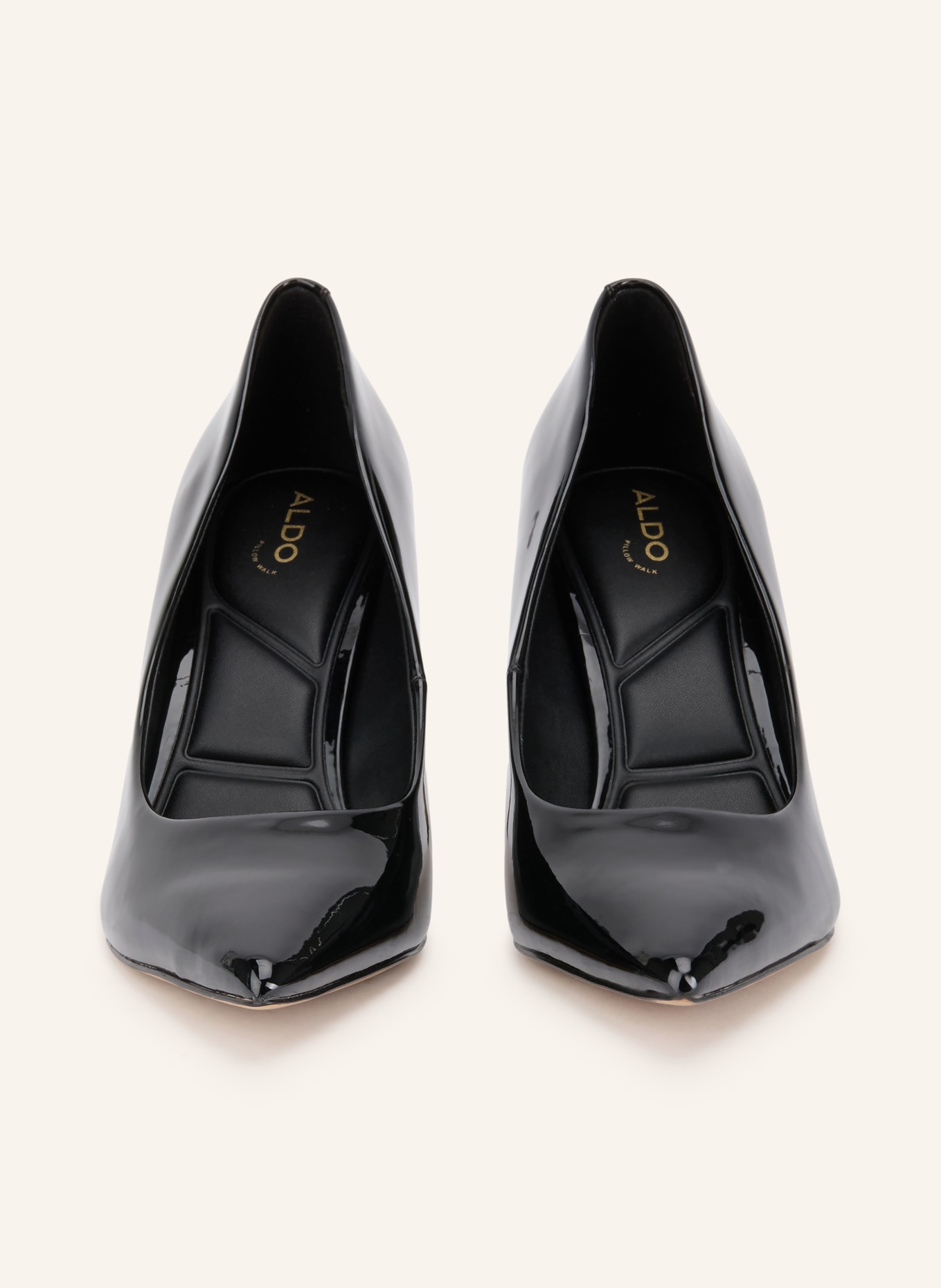 ALDO STESSYMID Patent leather pumps: BLACK