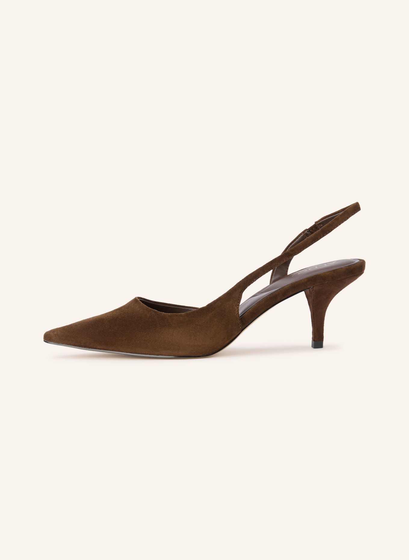 ALDO Czółenka typu slingback STESSYLOWSLING: CIEMNOBRĄZOWY